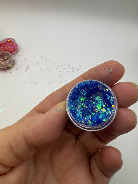 Blue Sky - Chunky Glitter Gel