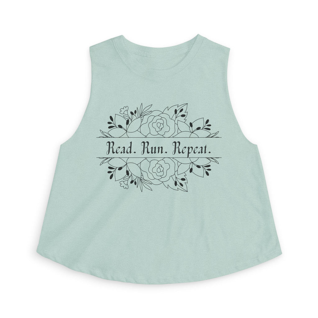 Read. Run. Repeat. Crop Top