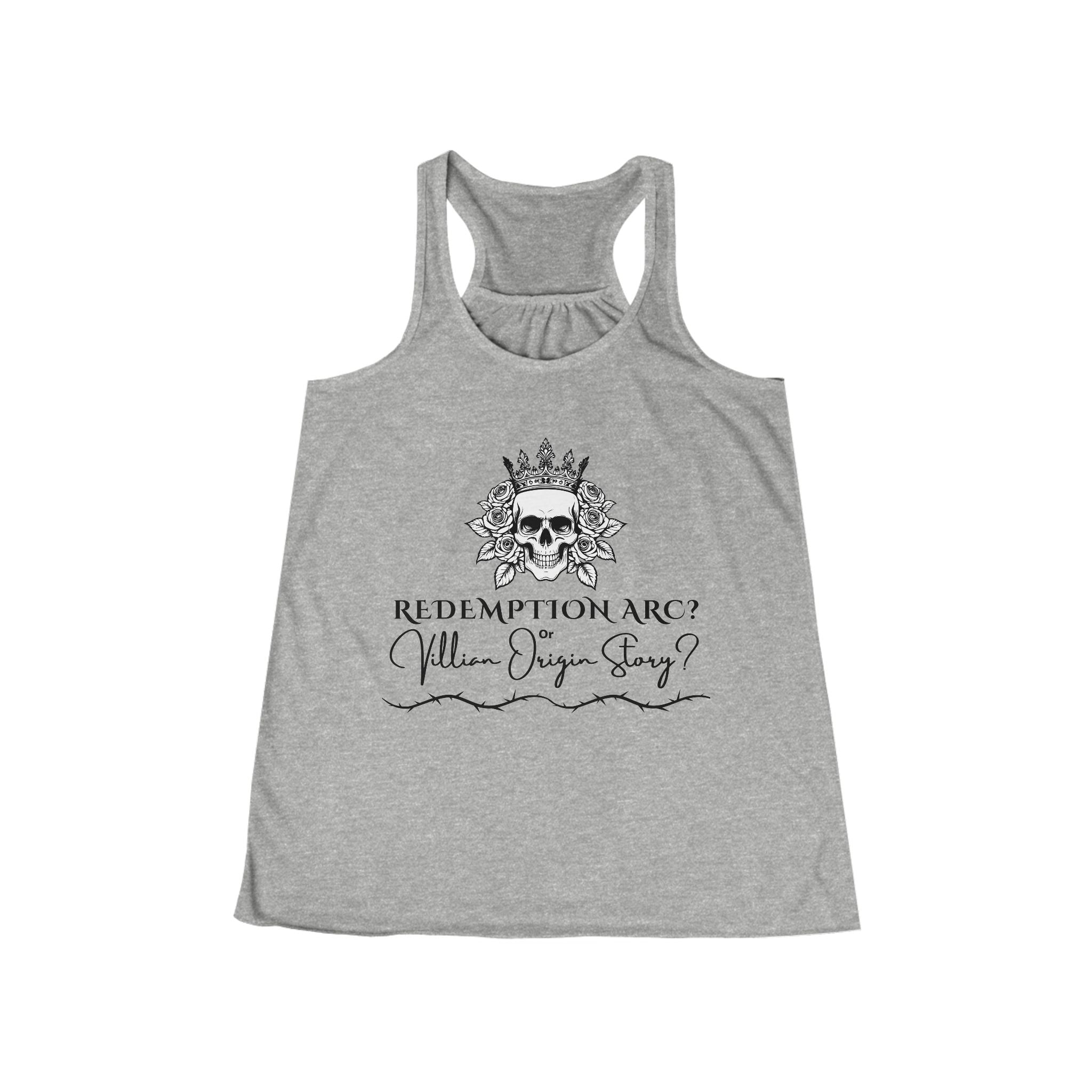Redemption Arc? Villain Origin Story? Women's Flowy Racer Back Tank