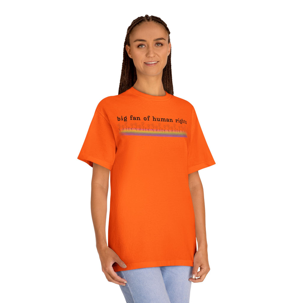 Big Fan of Human Rights - Black Font - Unisex Classic Tee
