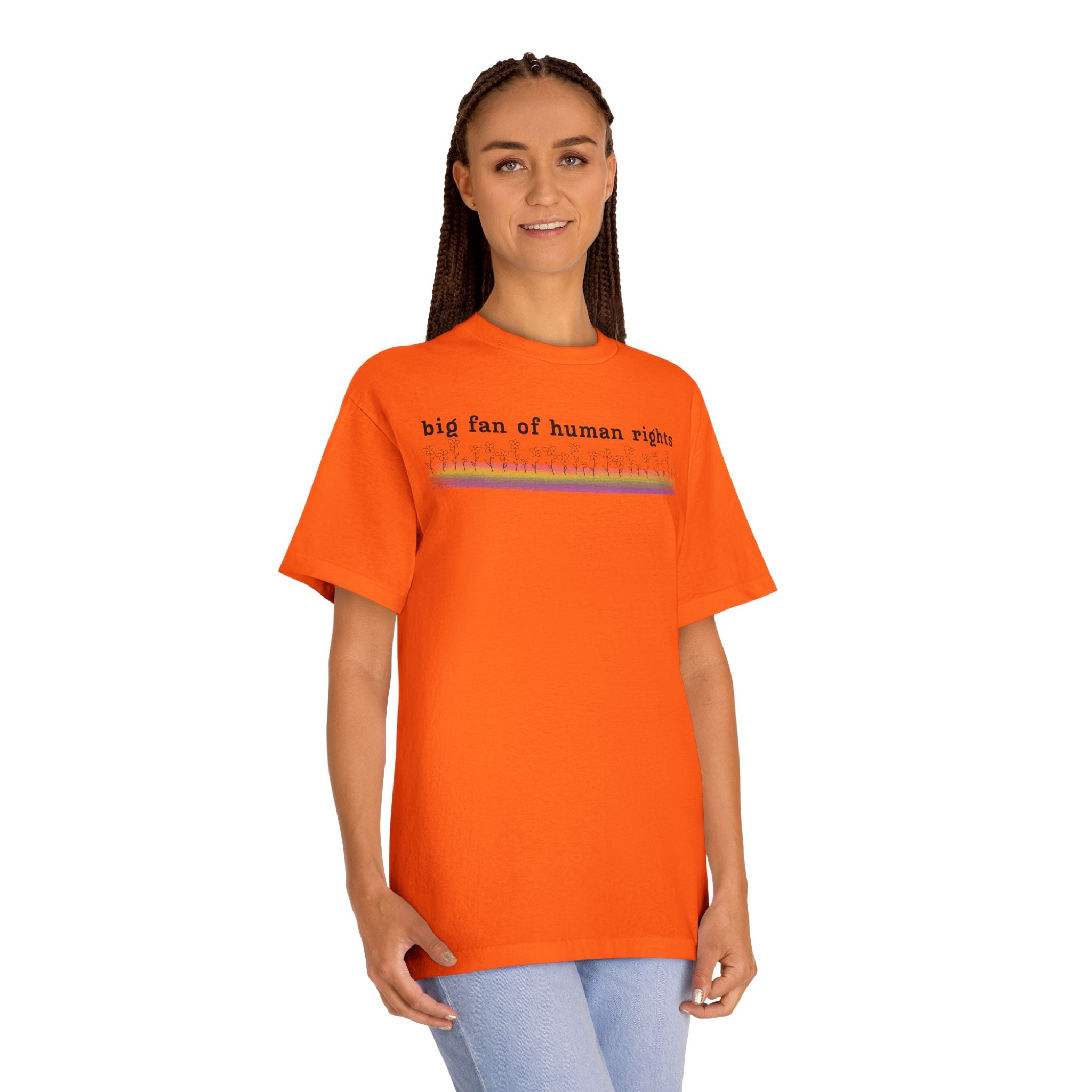 Big Fan of Human Rights - Black Font - Unisex Classic Tee