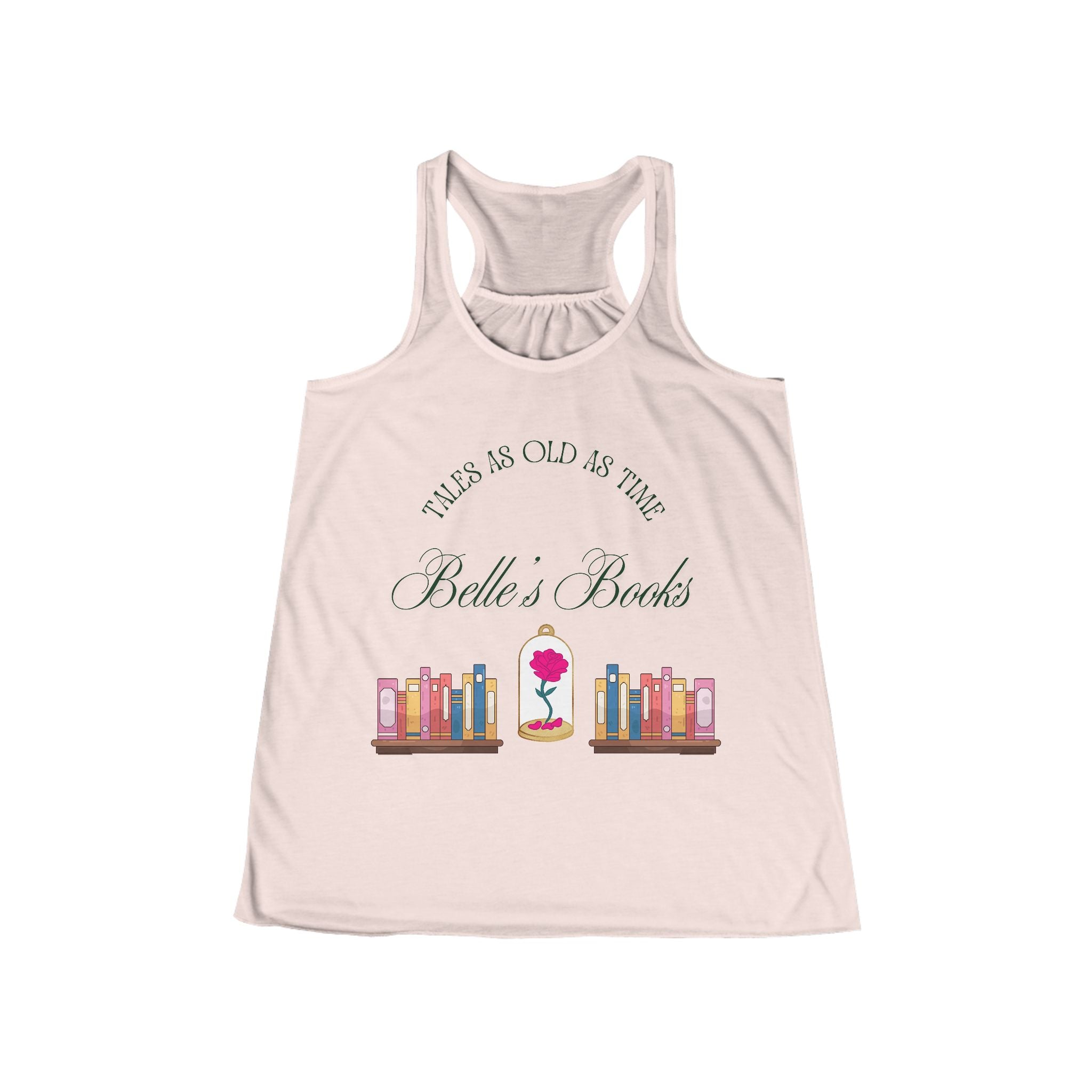 Belle's Books Graphic Tank