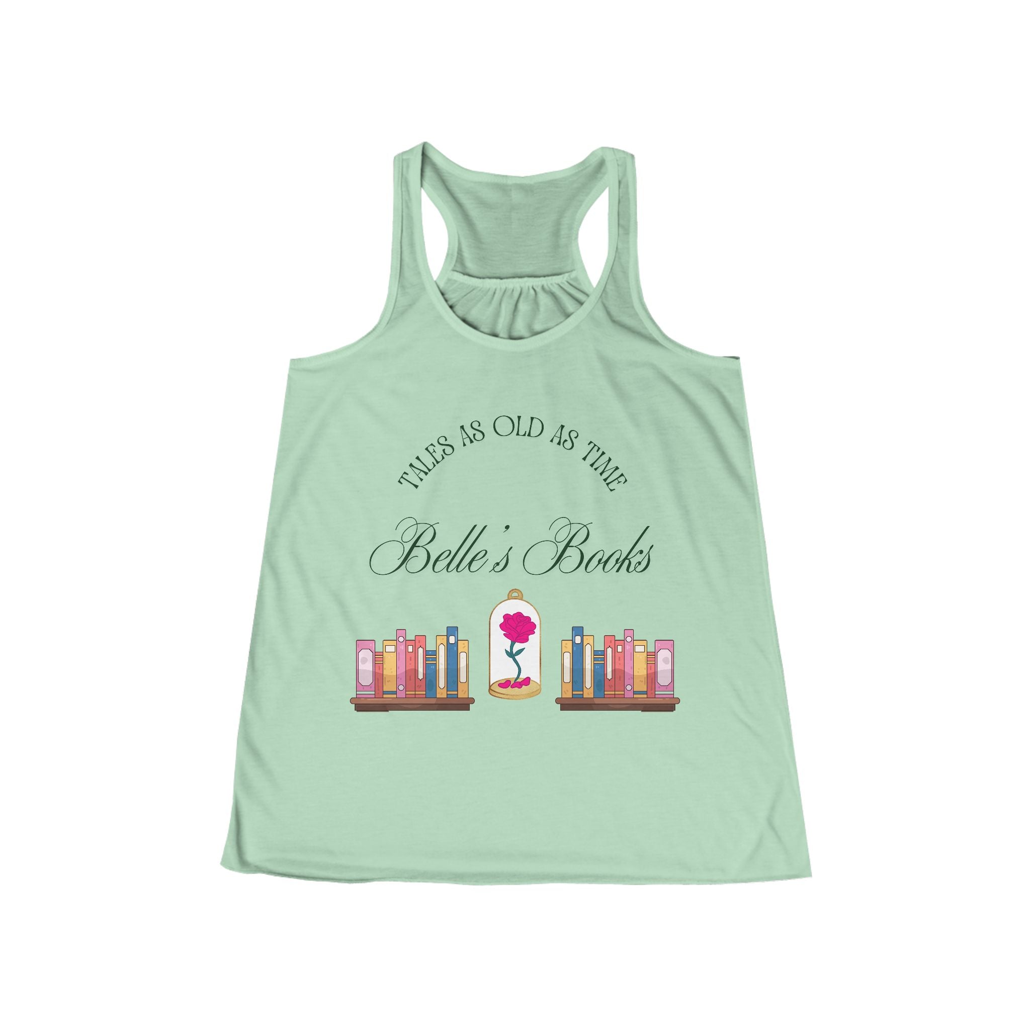 Belle's Books Graphic Tank