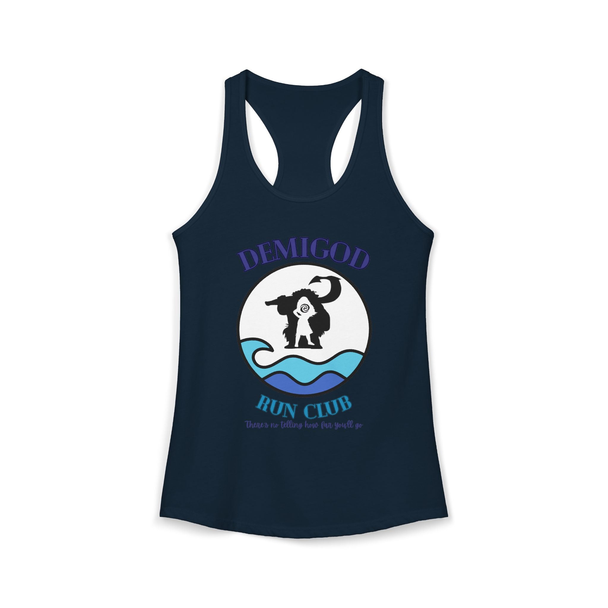 Demi God Run Club - Women's Ideal Racerback Tank