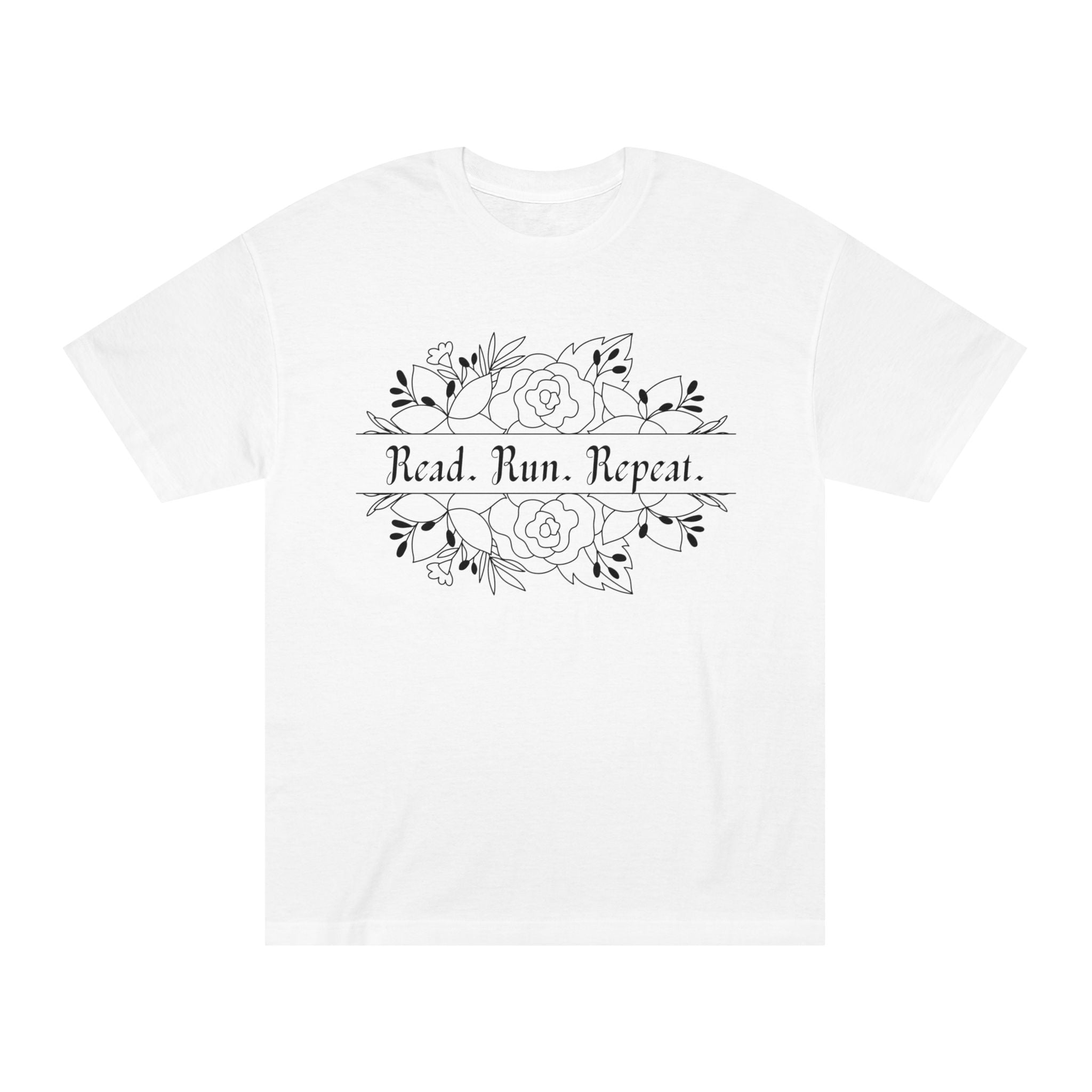 Read. Run. Repeat. Unisex Classic Tee