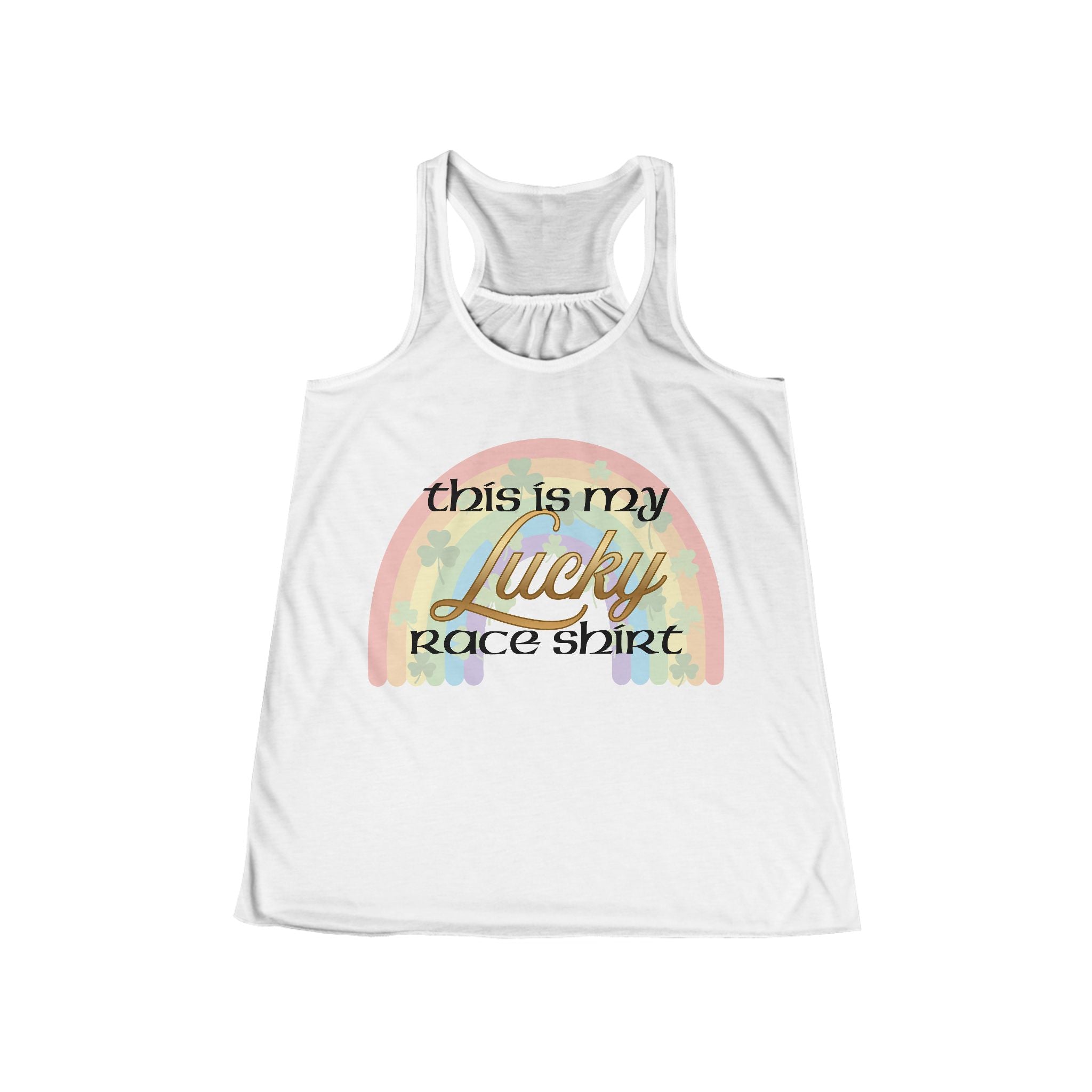 Lucky Race Tank Top Women's flowy Racerback Tank