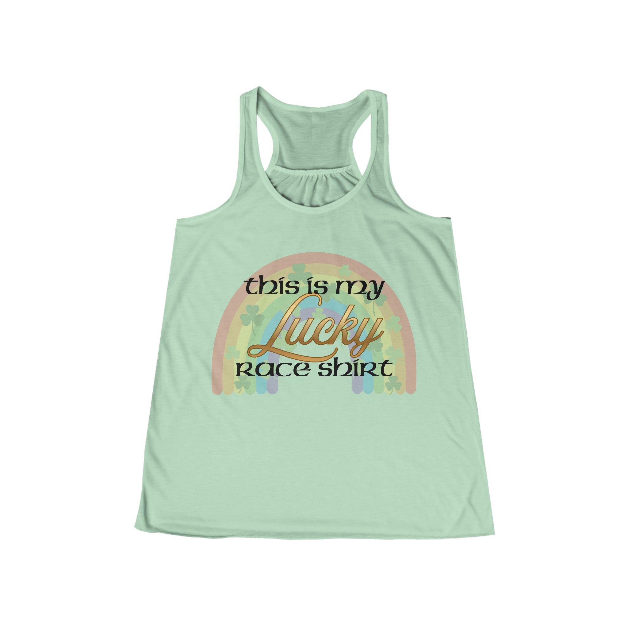 Lucky Race Tank Top Women's flowy Racerback Tank