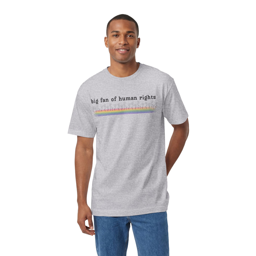 Big Fan of Human Rights - Black Font - Unisex Classic Tee