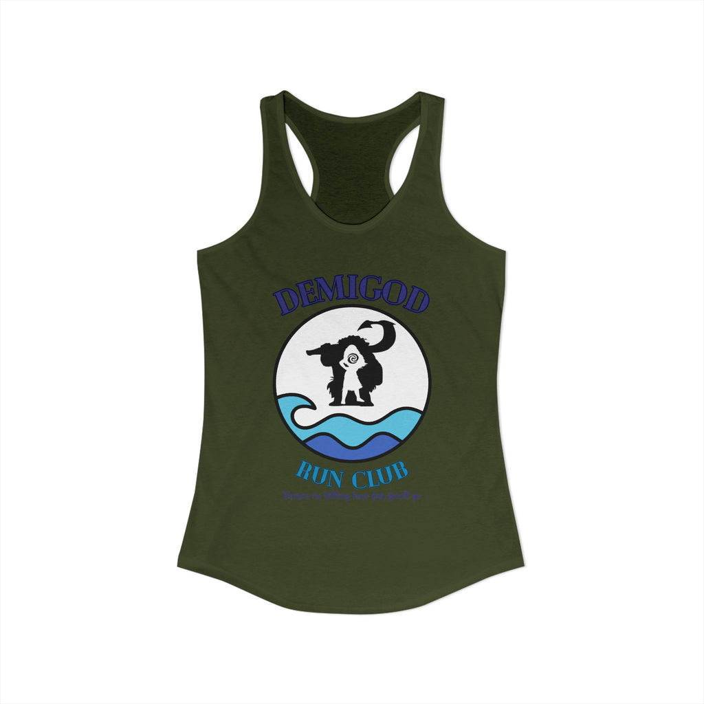 Demi God Run Club - Women's Ideal Racerback Tank