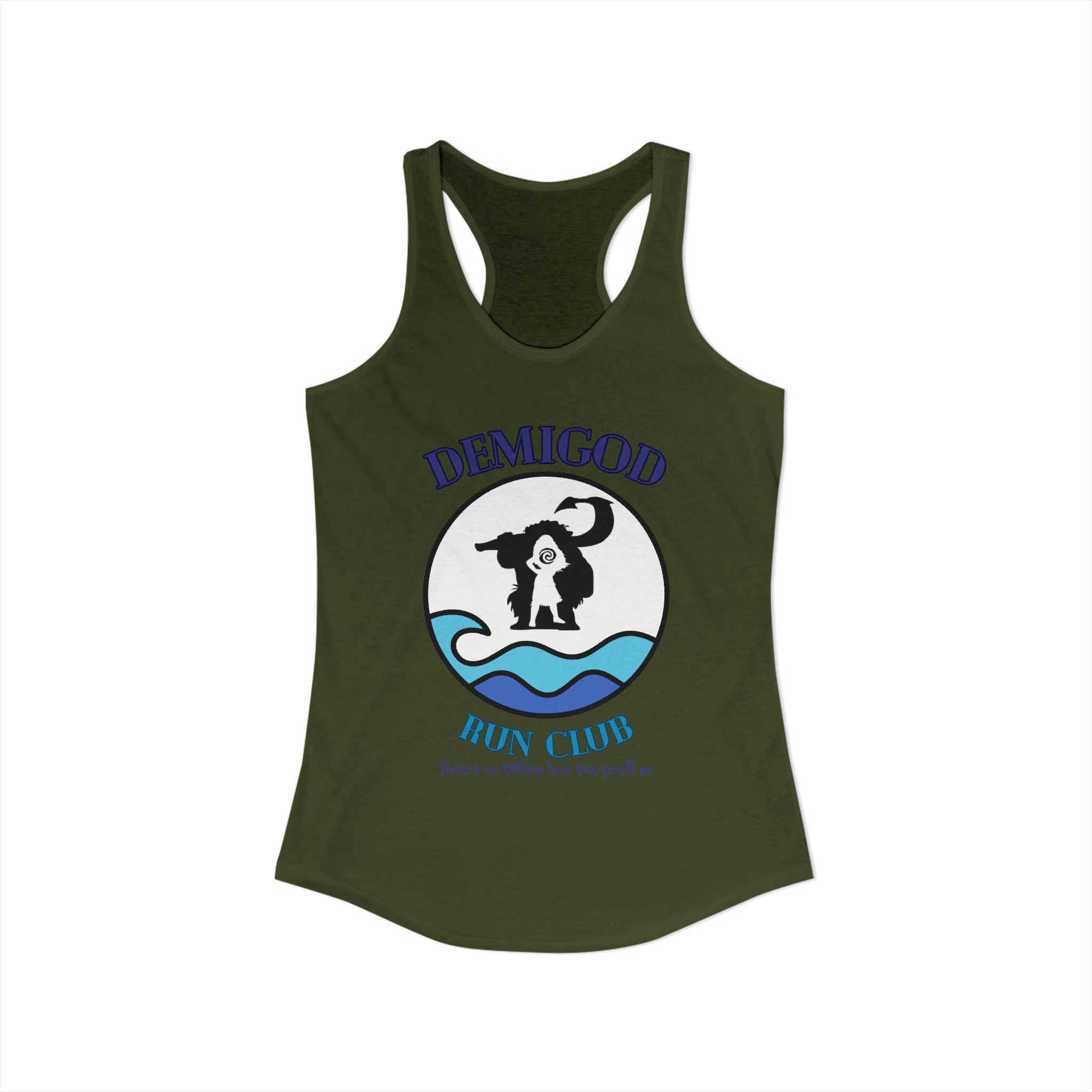 Demi God Run Club - Women's Ideal Racerback Tank