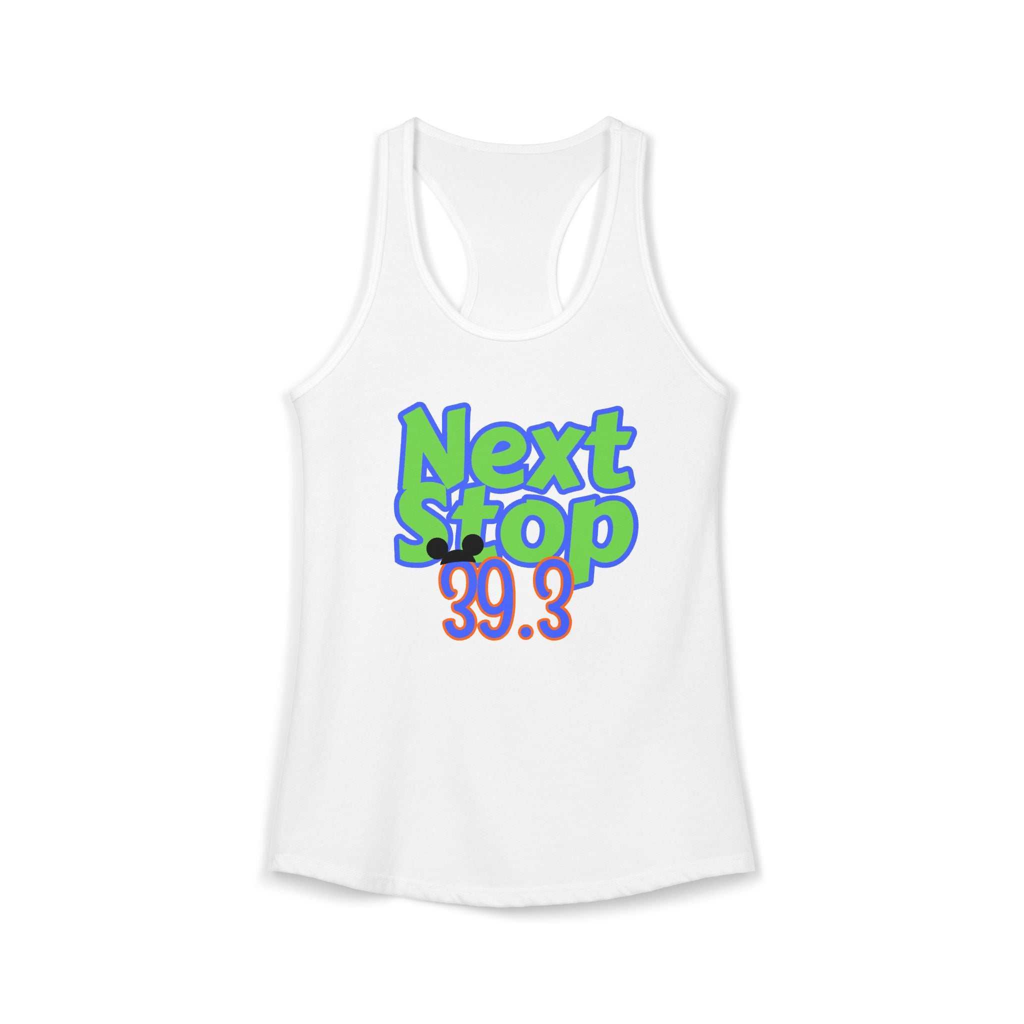 Next Stop 39.3 Women's Ideal Racerback Tank