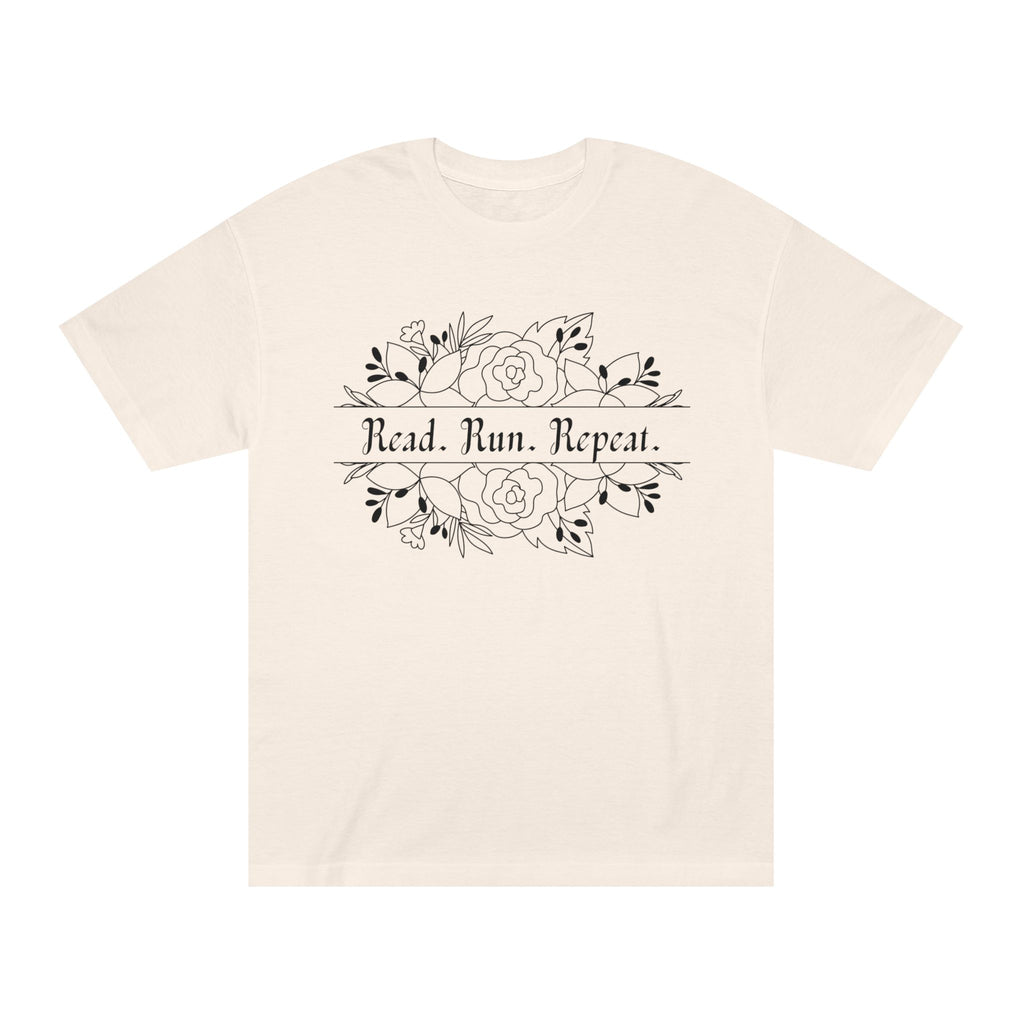Read. Run. Repeat. Unisex Classic Tee