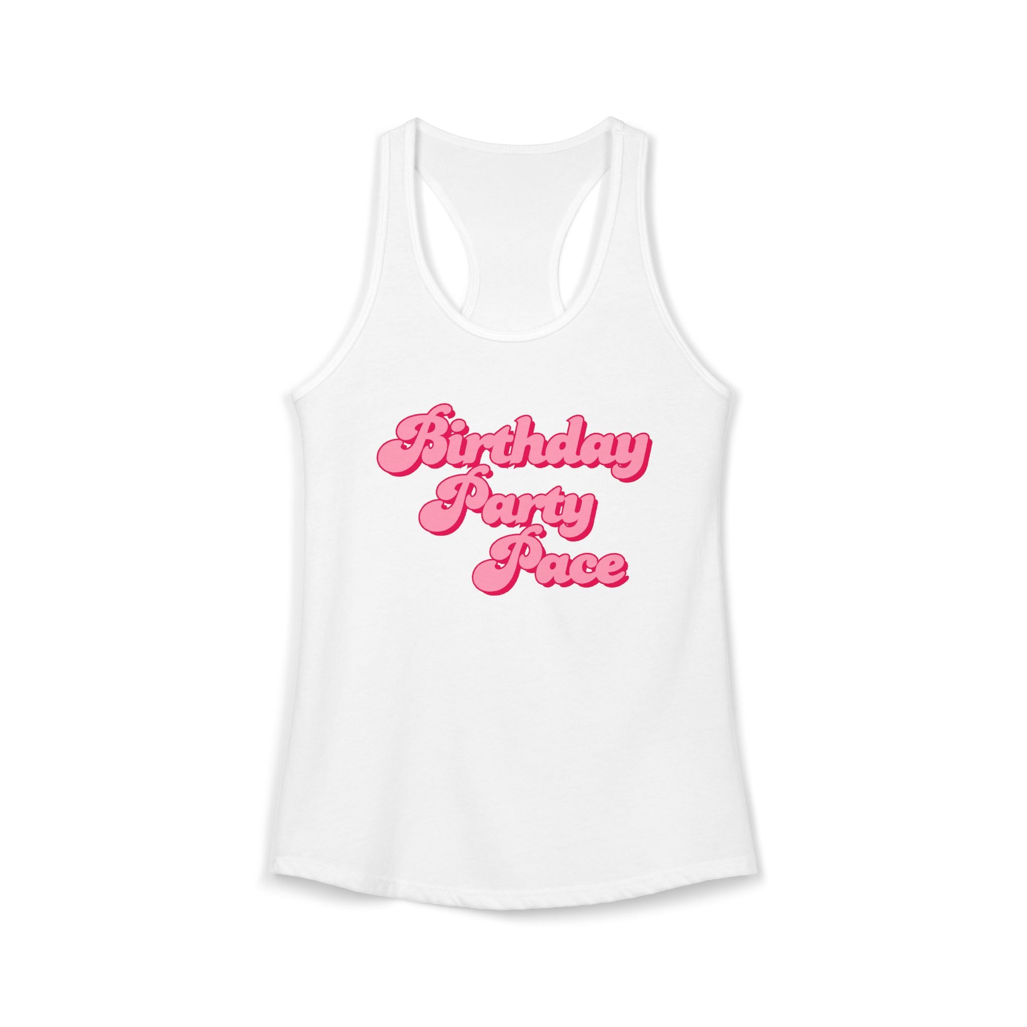 Birthday Party Pace Women's Ideal Racerback Tank