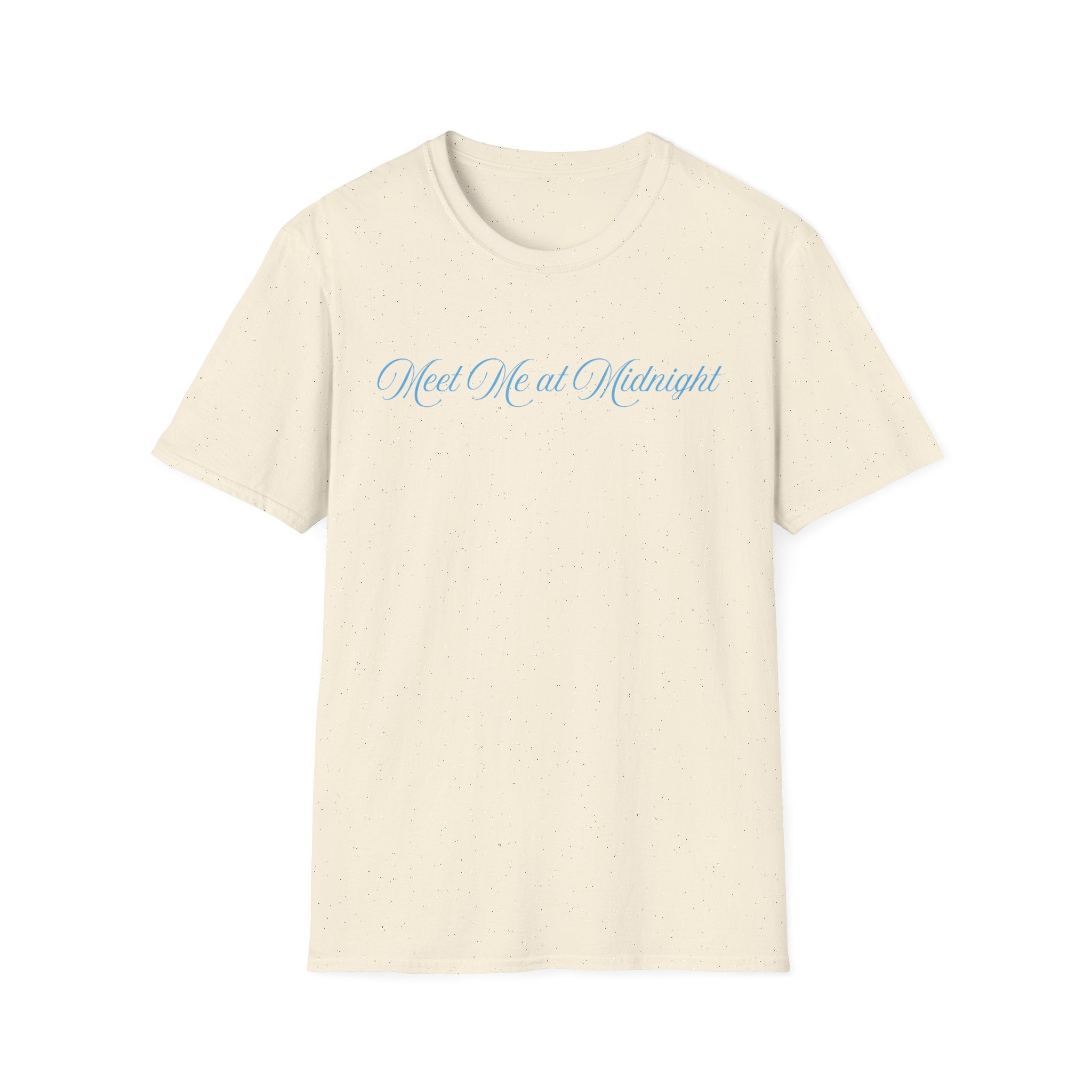 Meet Me at Midnight Blue Script T-Shirt