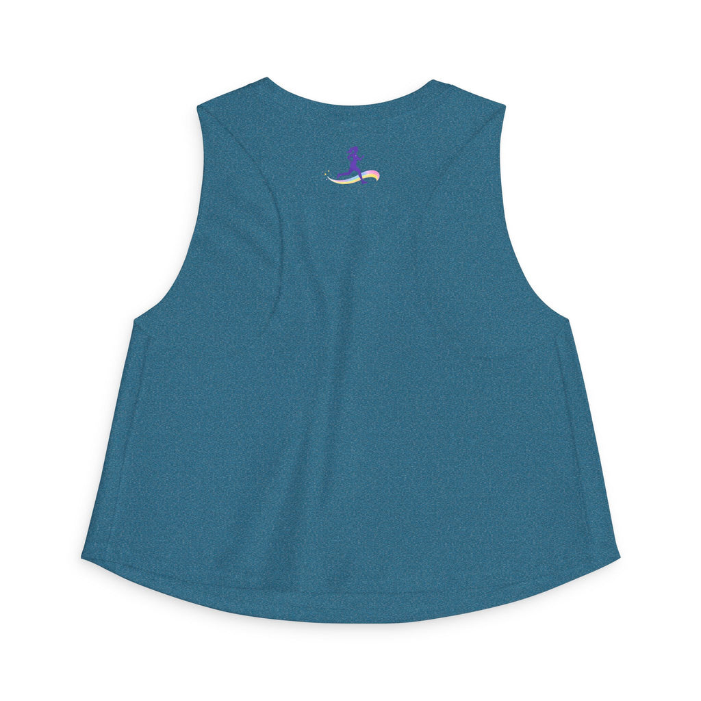 Dream Big Run Long Sparkle Hard Women's Crop Top
