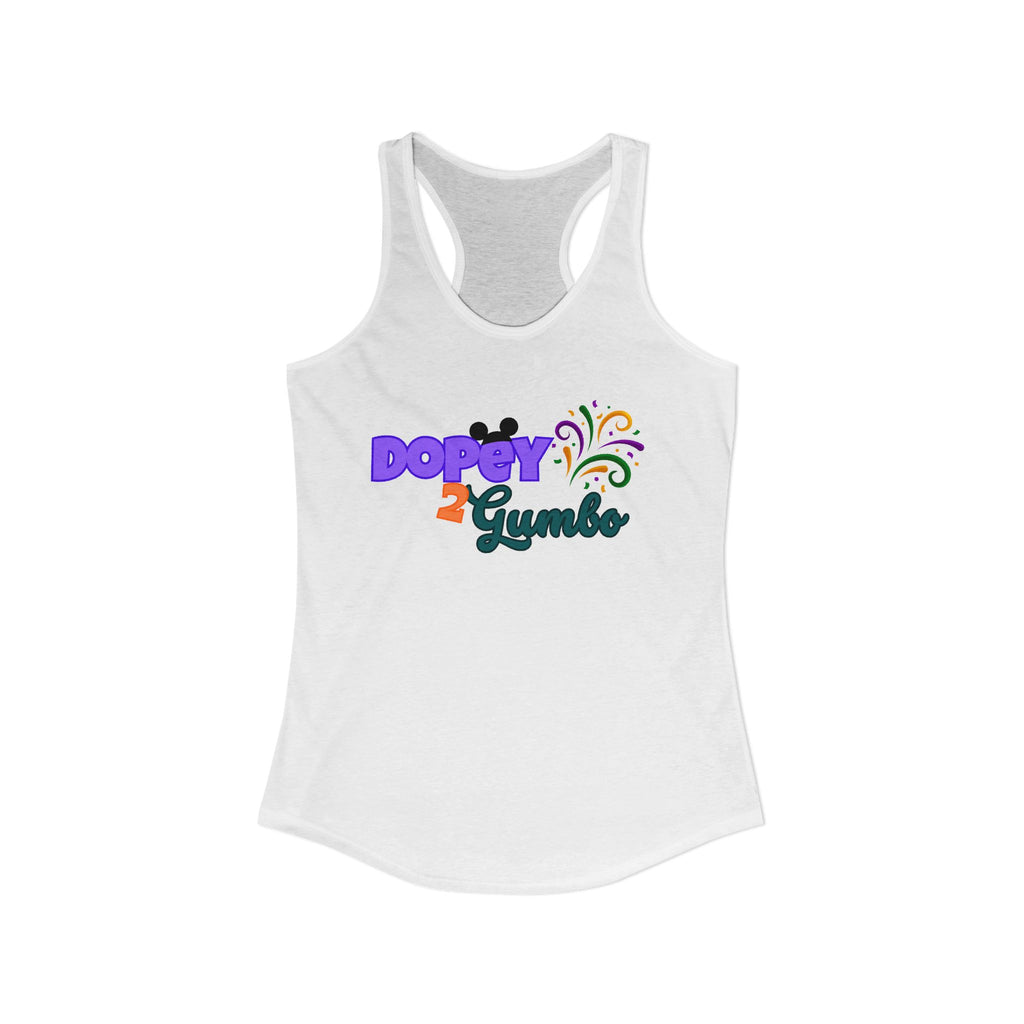 Dopey 2 Gumbo Women's Ideal Racerback Tank