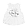 Read. Run. Repeat. Crop Top