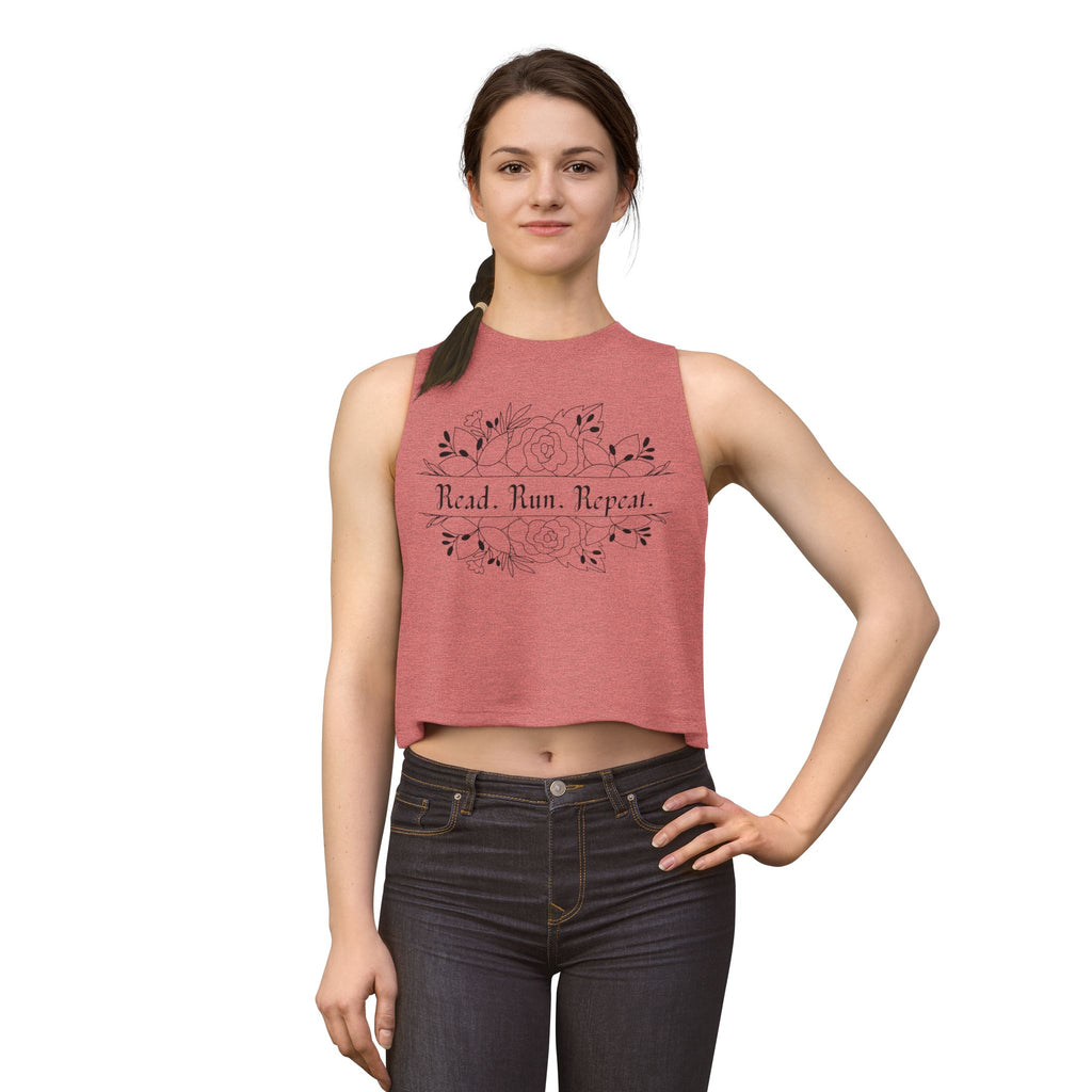 Read. Run. Repeat. Crop Top