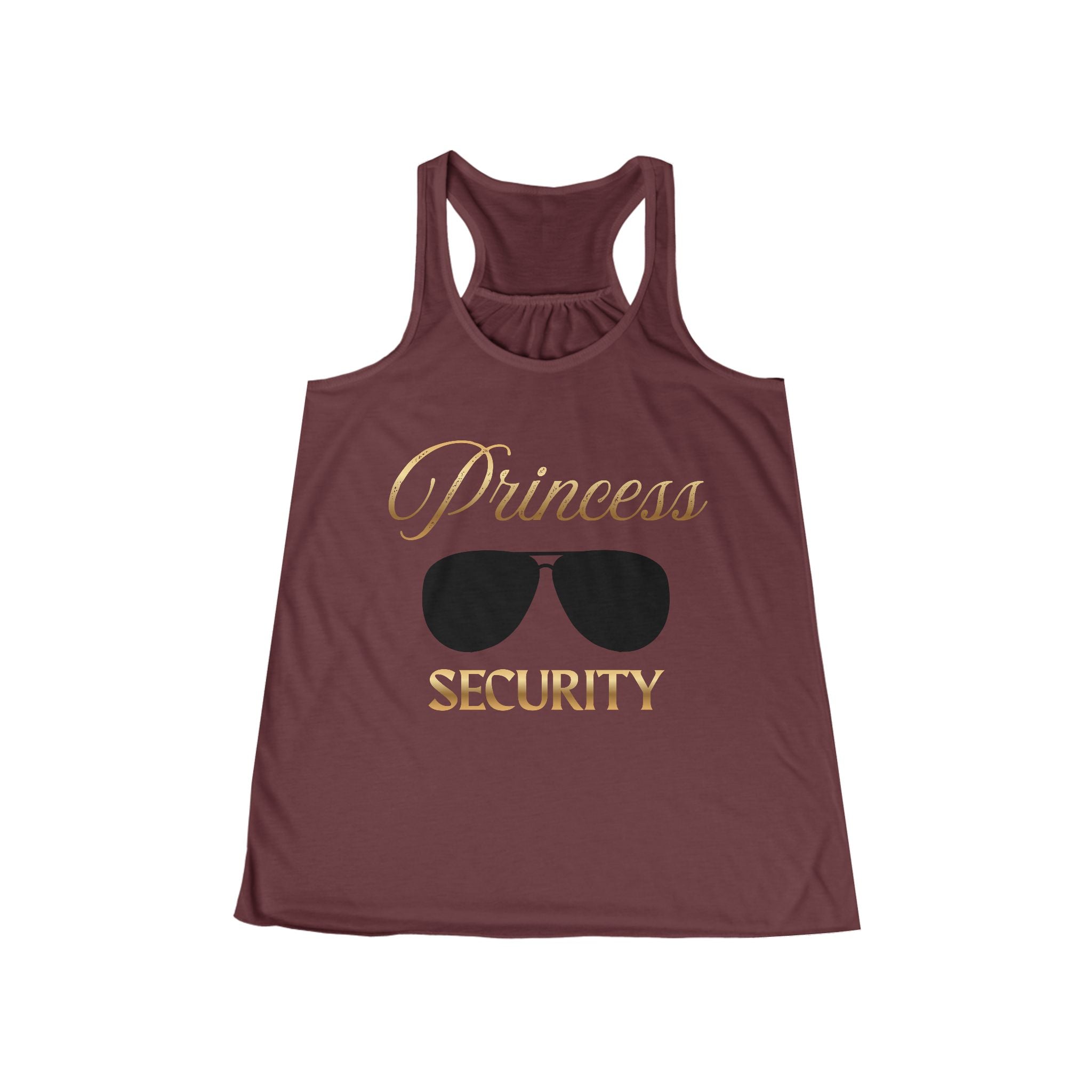 Princess Security Women's Flowy Racerback Tank