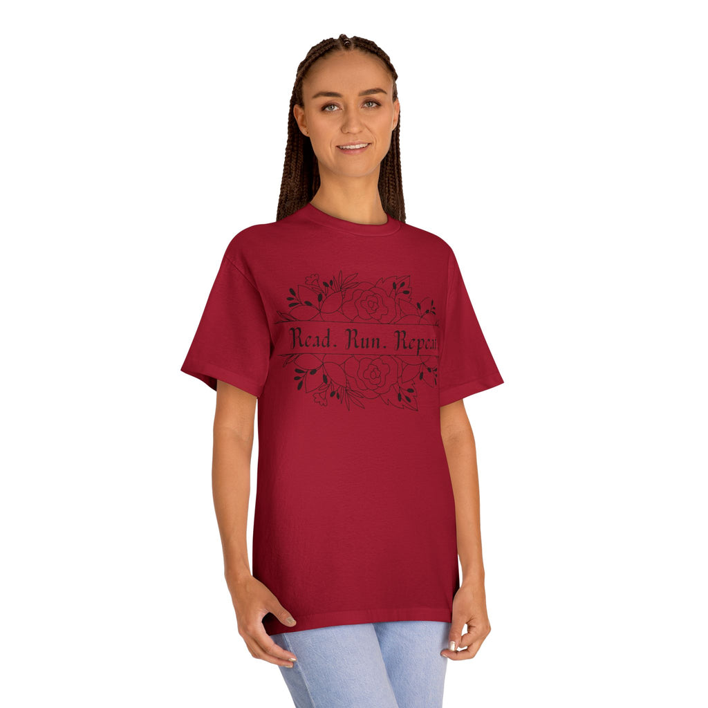 Read. Run. Repeat. Unisex Classic Tee