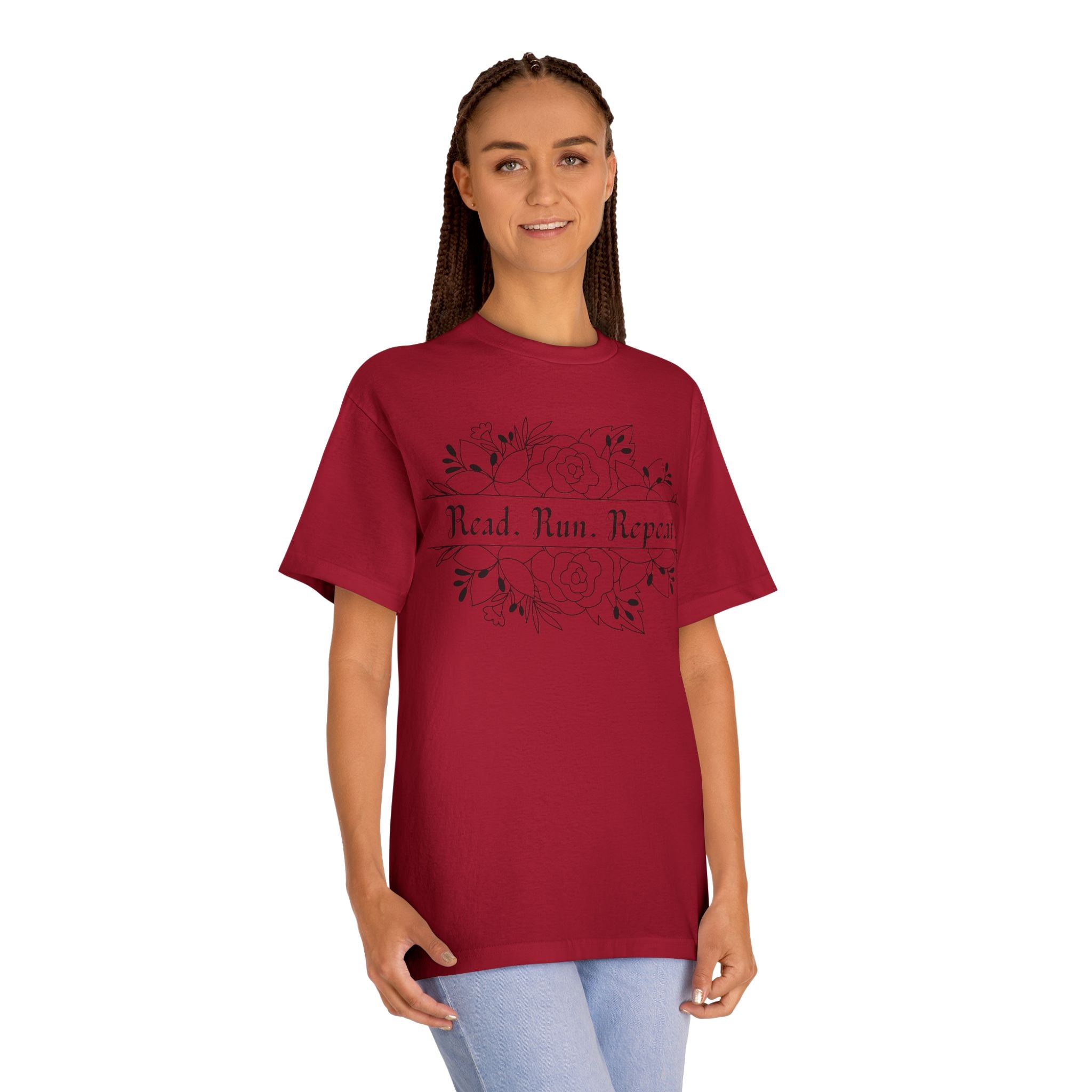Read. Run. Repeat. Unisex Classic Tee