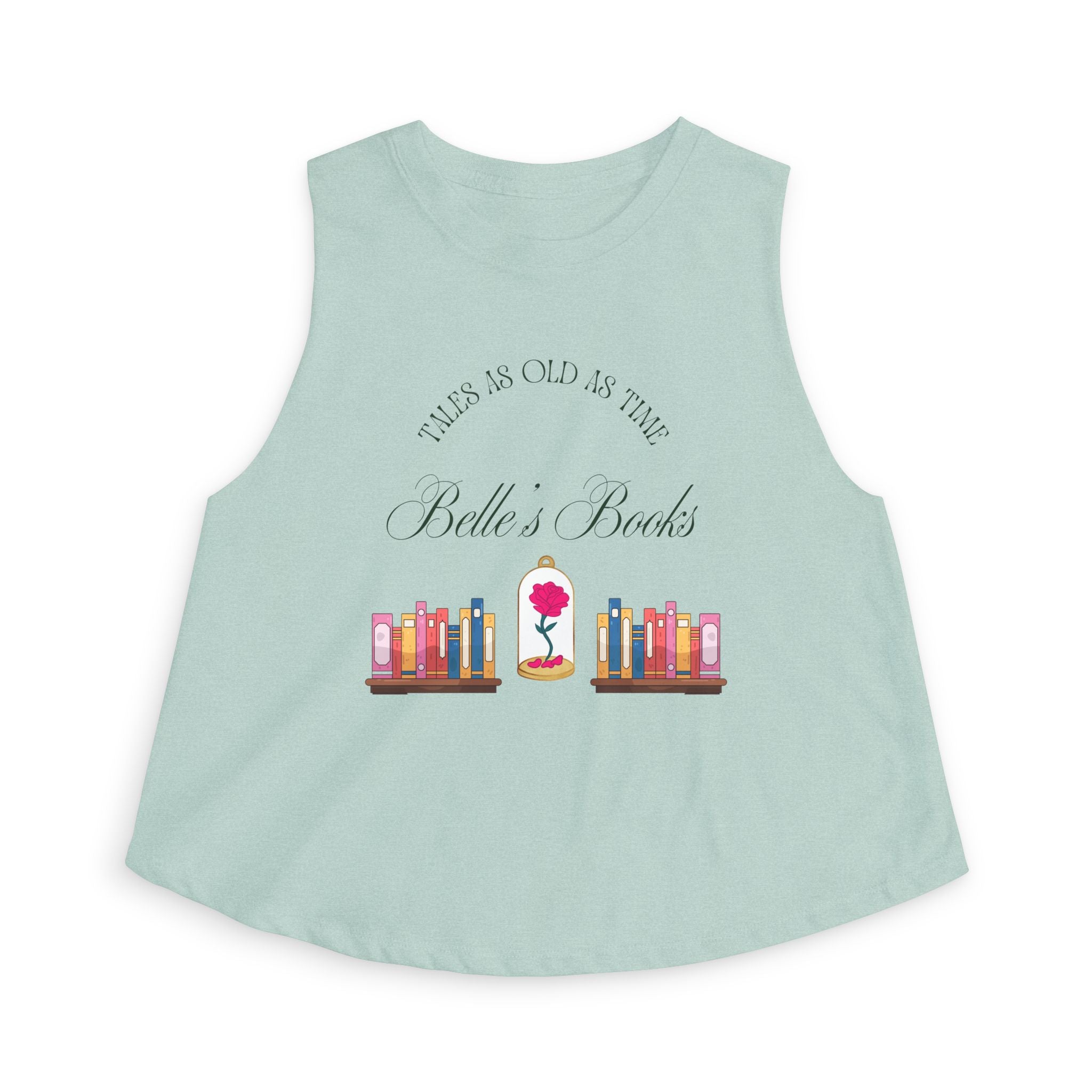 Belle's Books Crop Top
