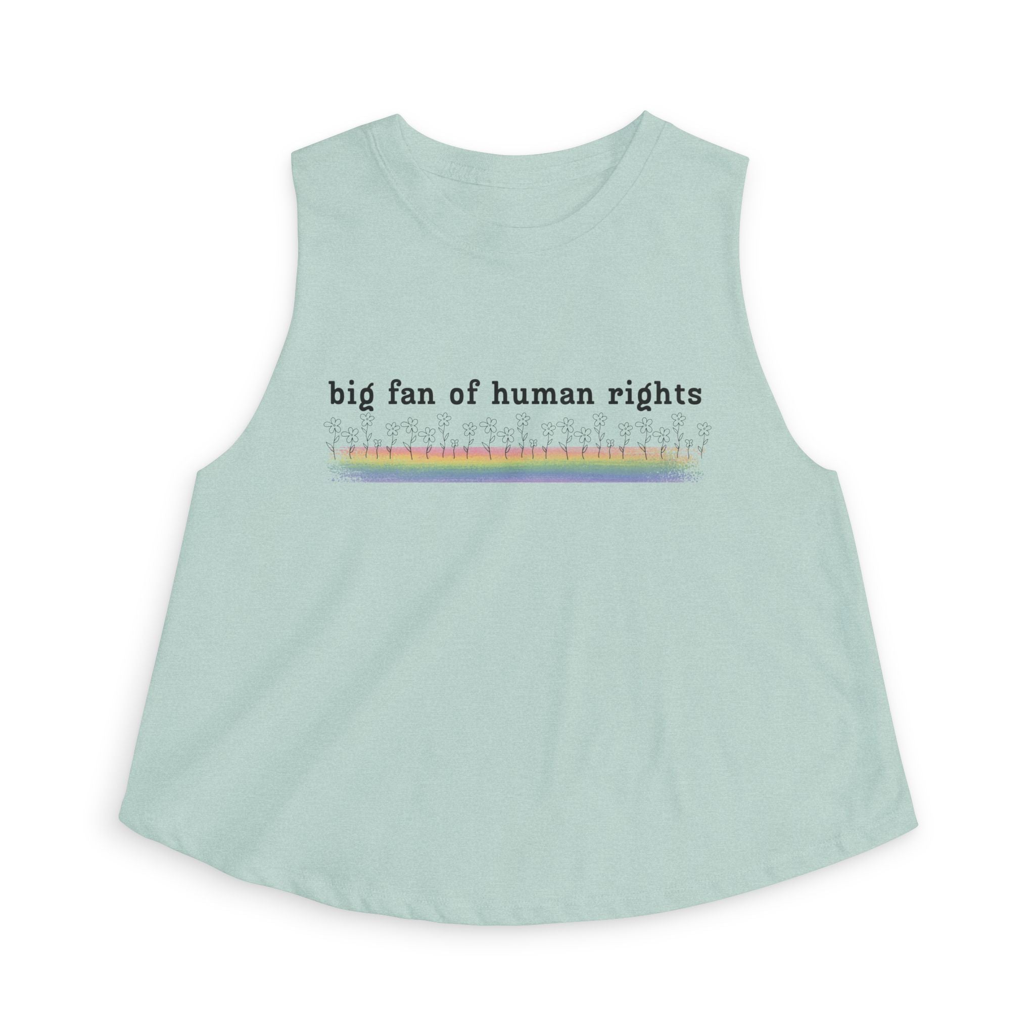 Big Fan of Human Rights Women's Crop Top