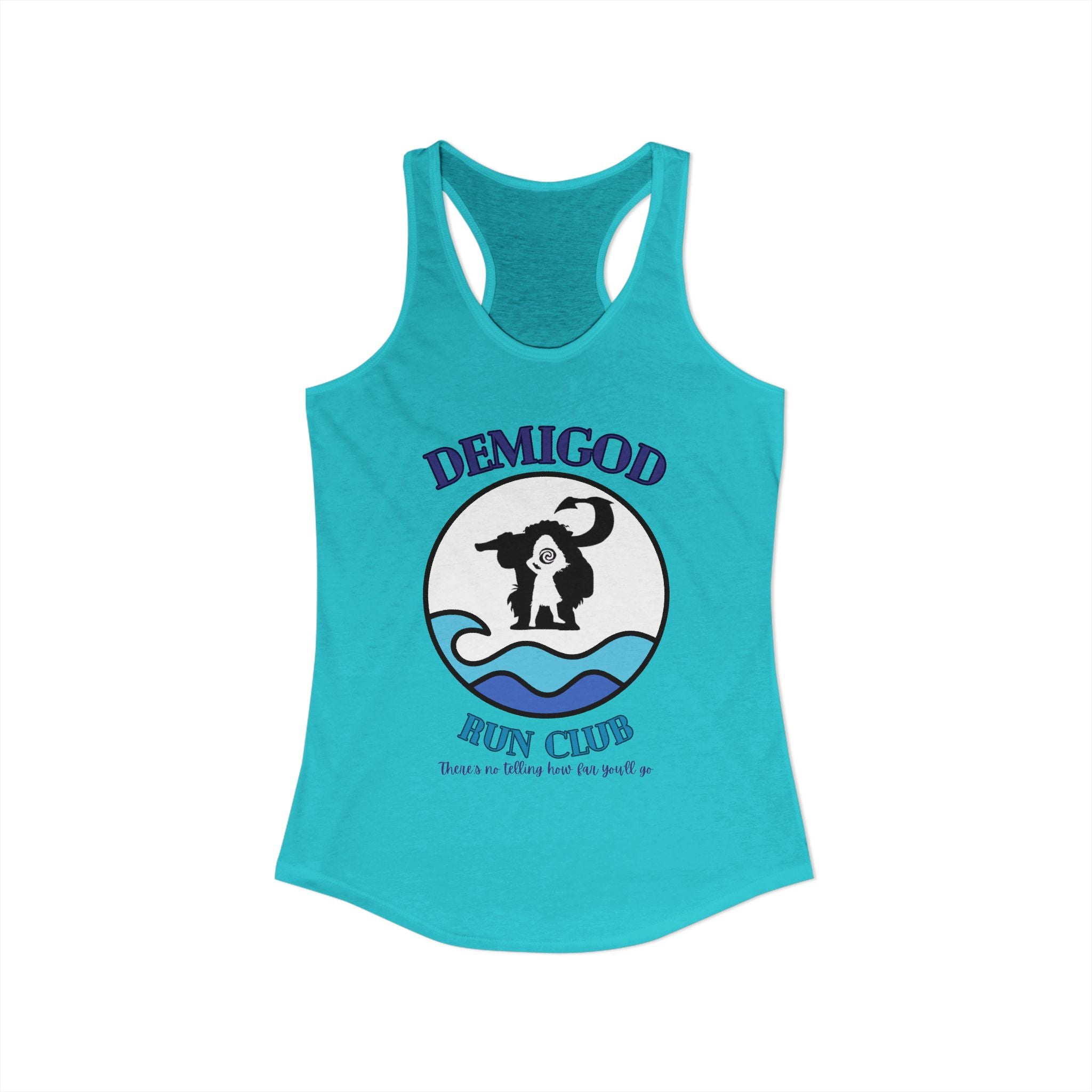 Demi God Run Club - Women's Ideal Racerback Tank