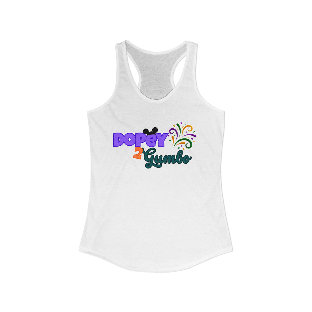 Dopey 2 Gumbo Women's Ideal Racerback Tank