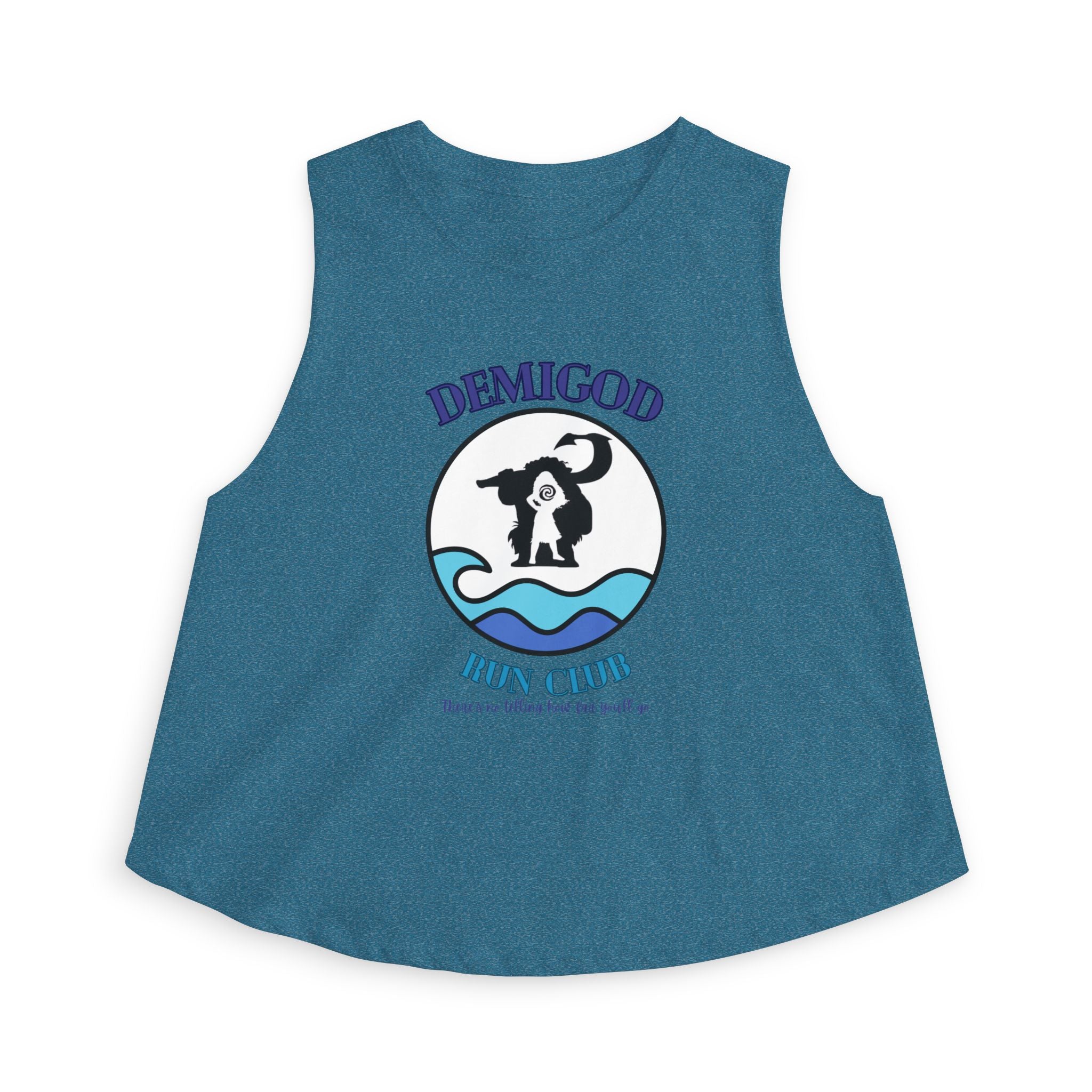 Demigod Run Club Women's Crop Tank Top