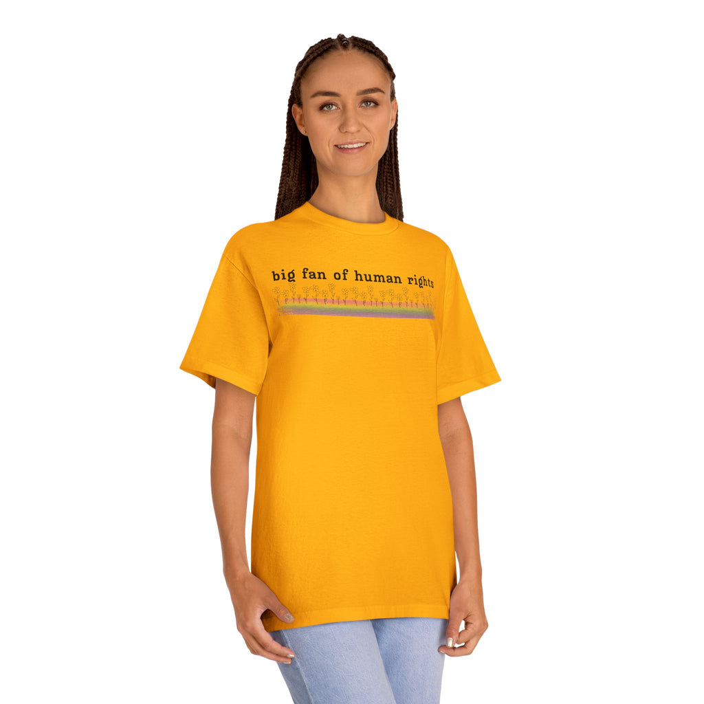Big Fan of Human Rights - Black Font - Unisex Classic Tee