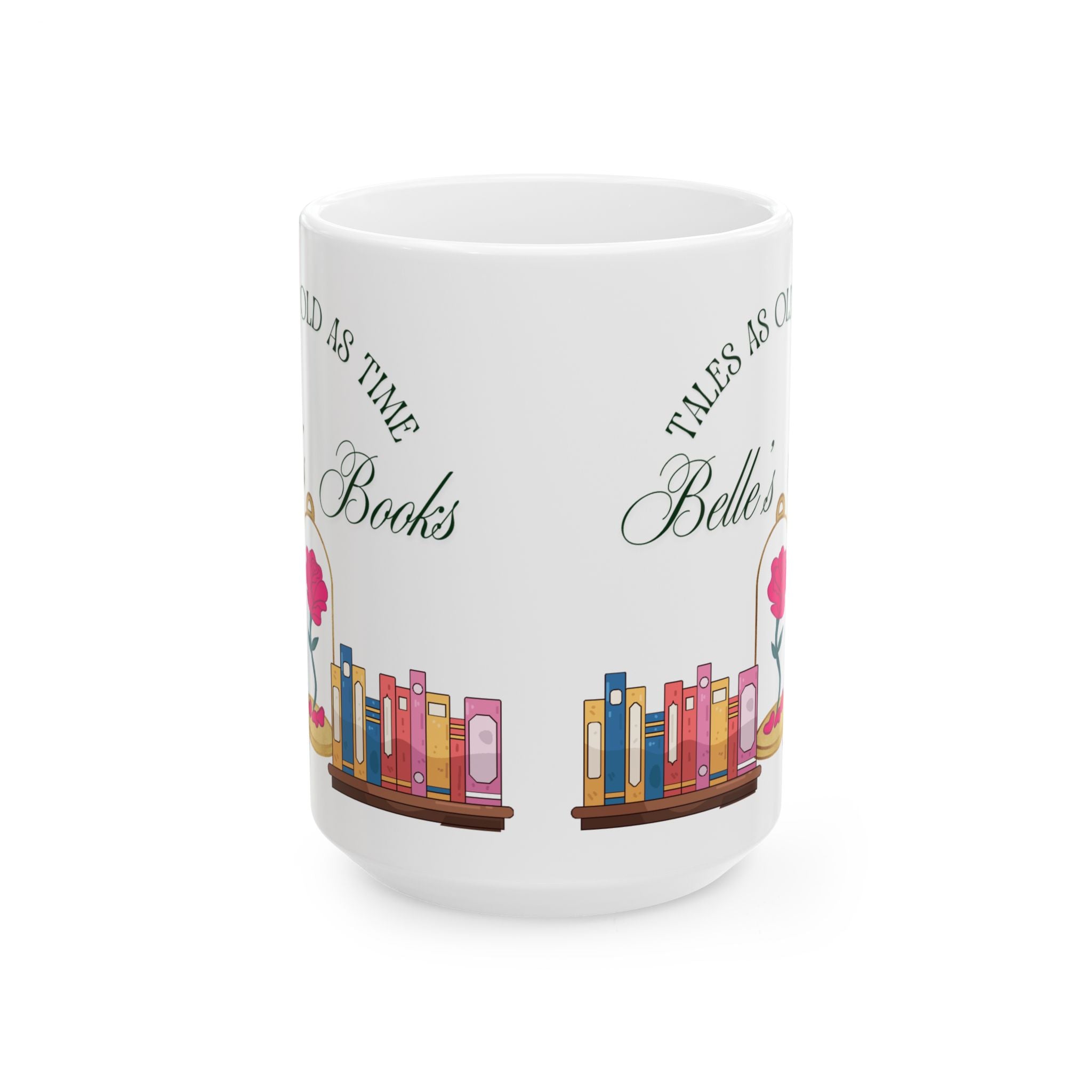 Belles Books Ceramic Mug, (11oz, 15oz)