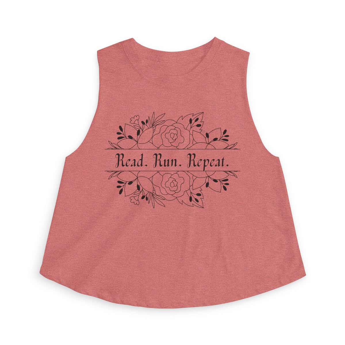Read. Run. Repeat. Crop Top