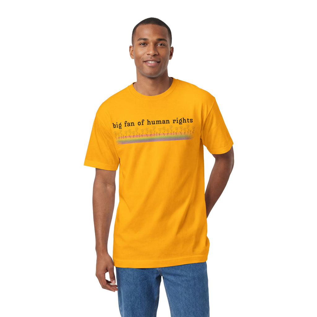 Big Fan of Human Rights - Black Font - Unisex Classic Tee
