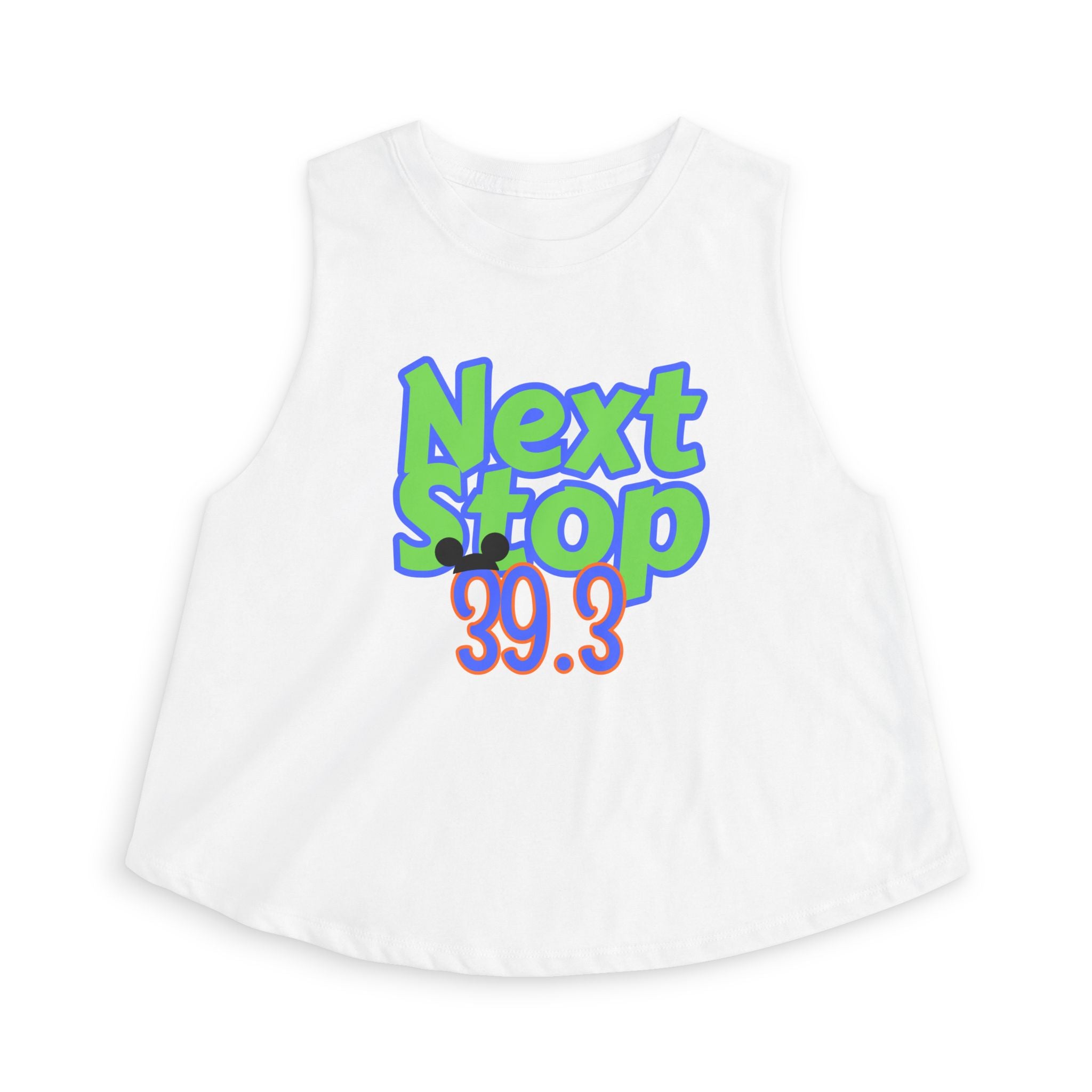 Crop Top – Next Stop 39.3 Retro Graphic Tank