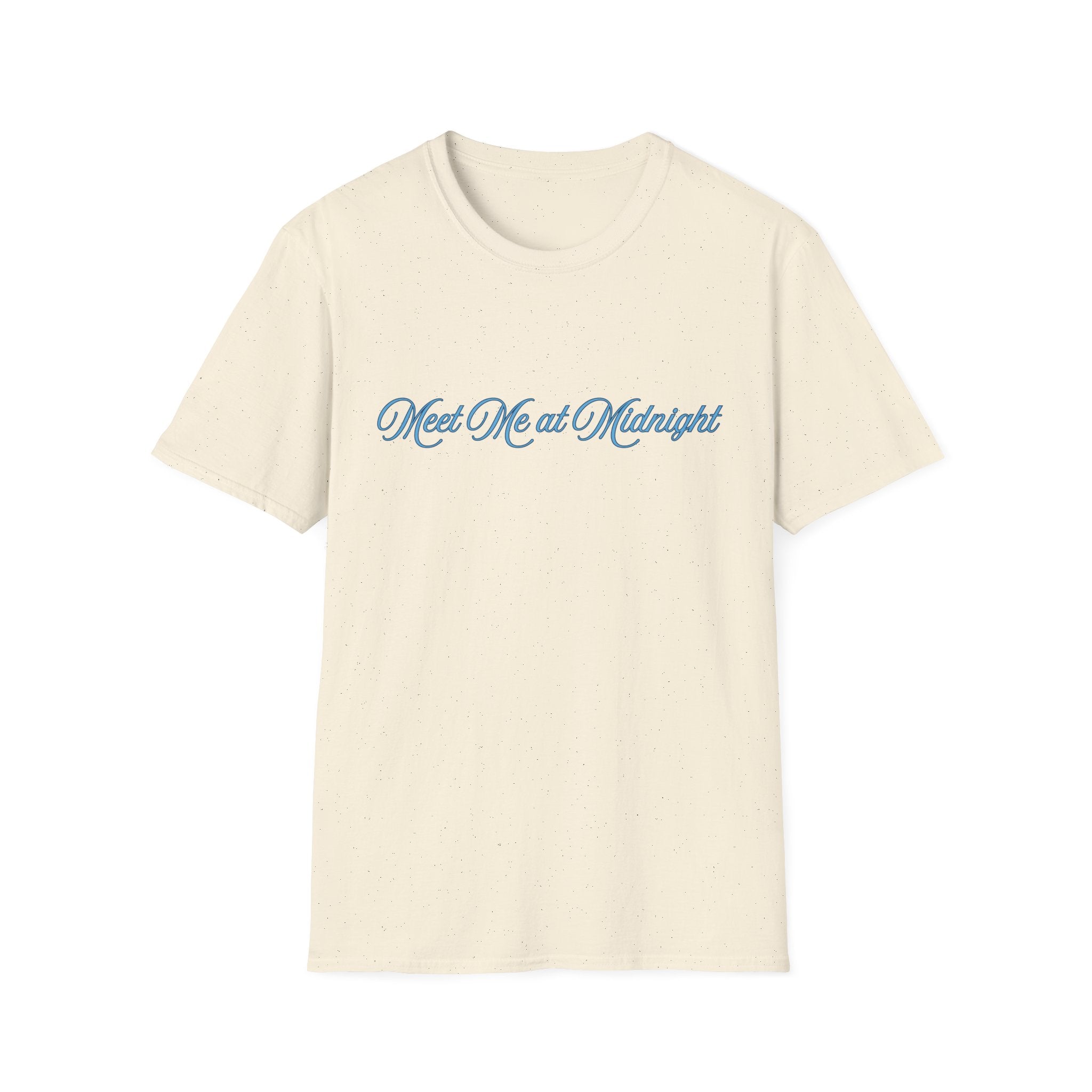 Meet Me at Midnight Blue Script T-Shirt