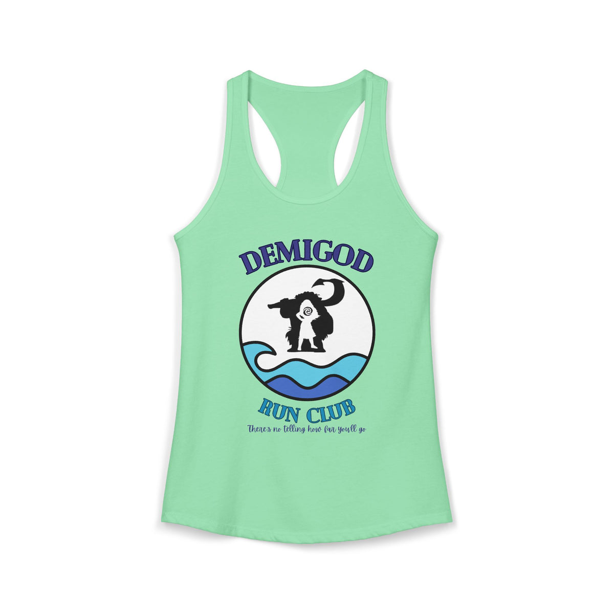 Demi God Run Club - Women's Ideal Racerback Tank