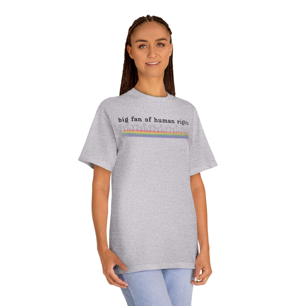 Big Fan of Human Rights - Black Font - Unisex Classic Tee