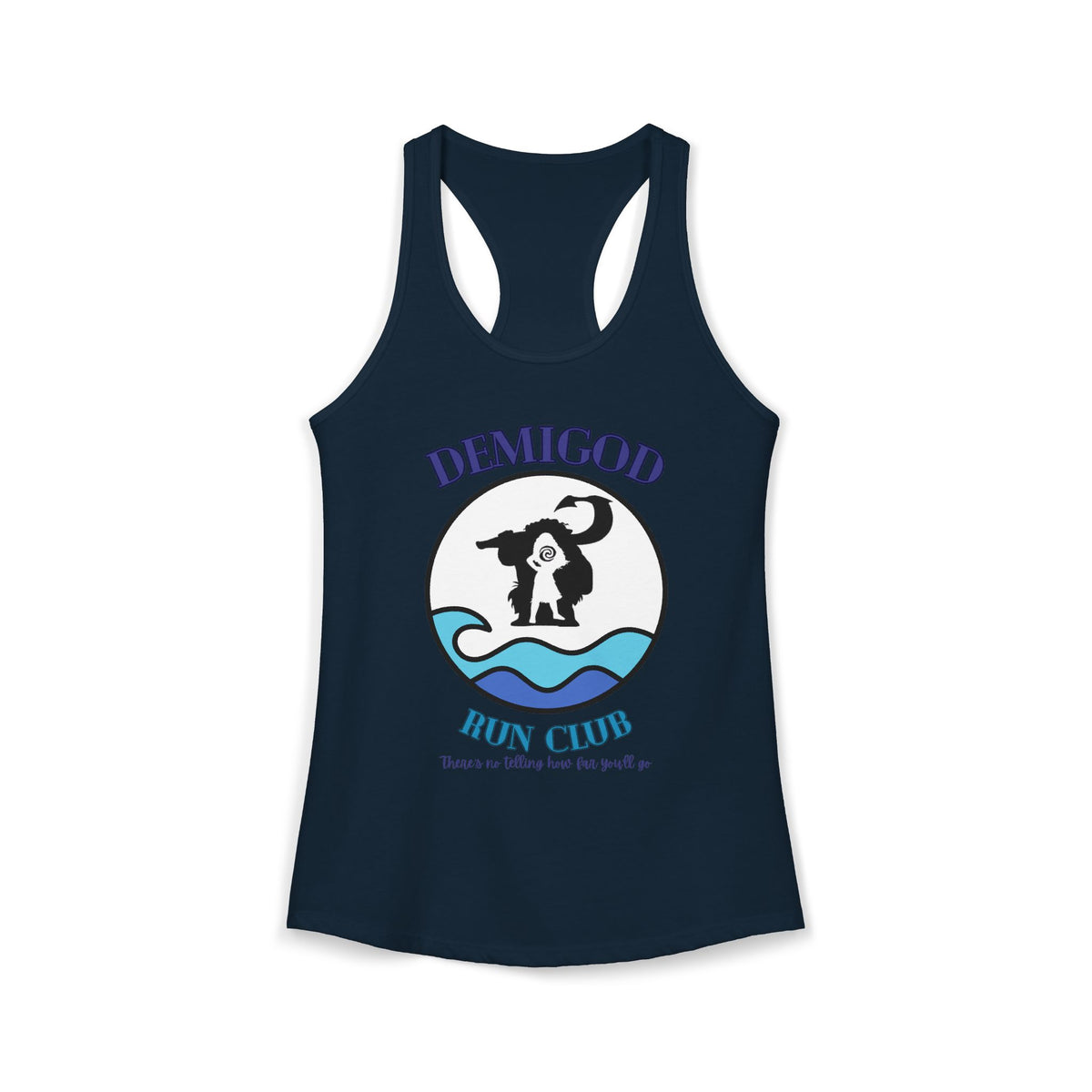 Demi God Run Club - Women's Ideal Racerback Tank