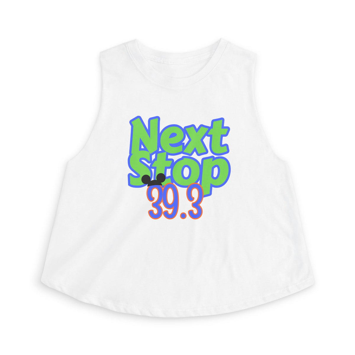Crop Top – Next Stop 39.3 Retro Graphic Tank