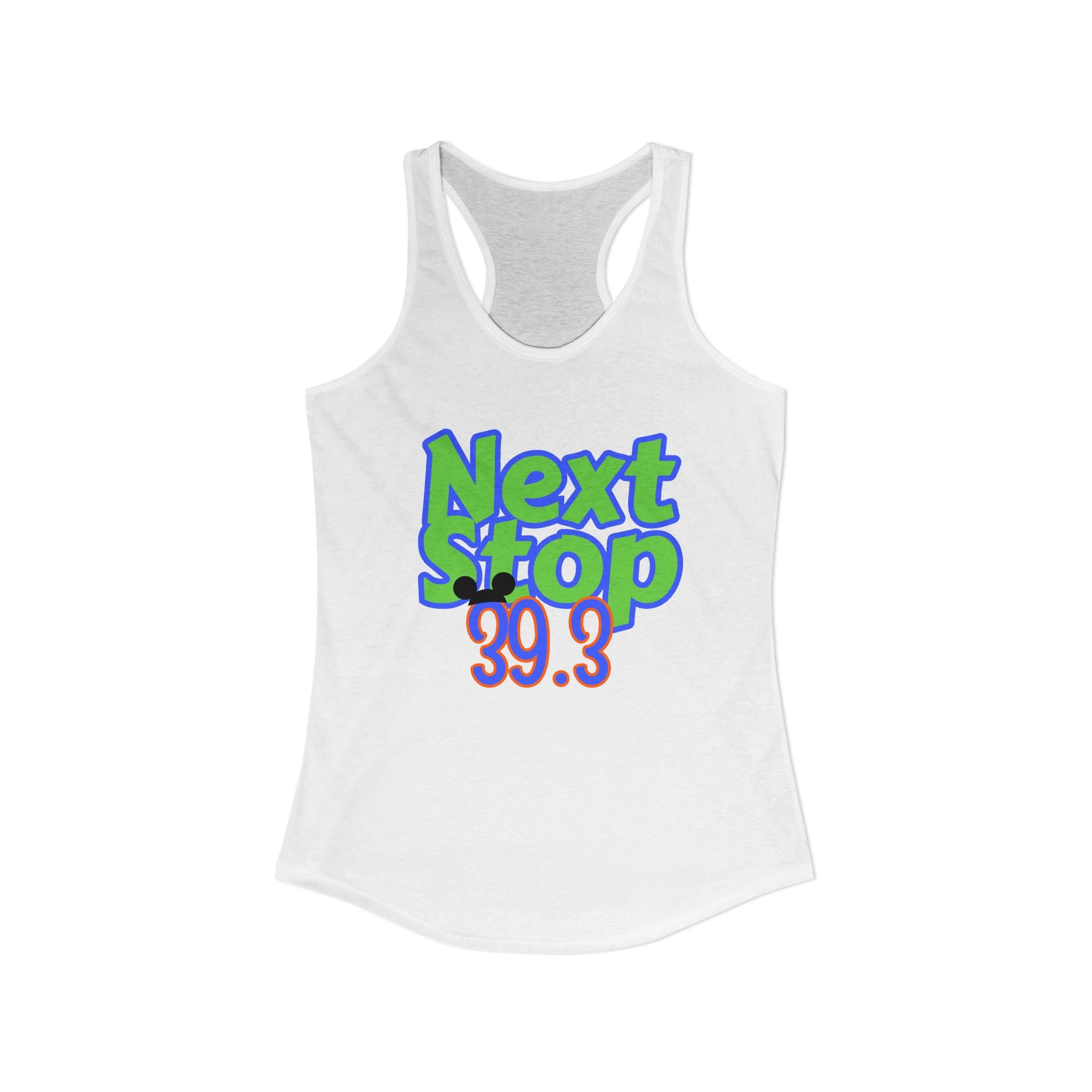 Next Stop 39.3 Women's Ideal Racerback Tank