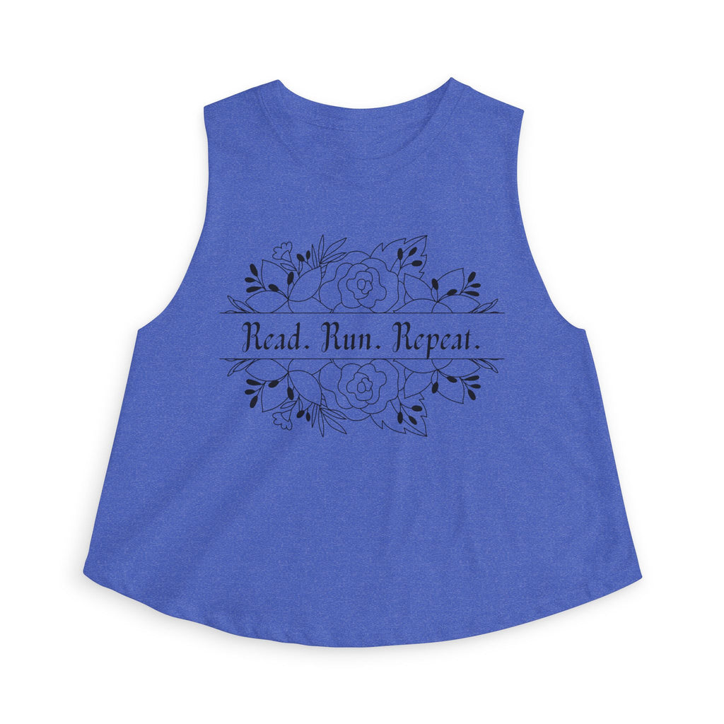 Read. Run. Repeat. Crop Top
