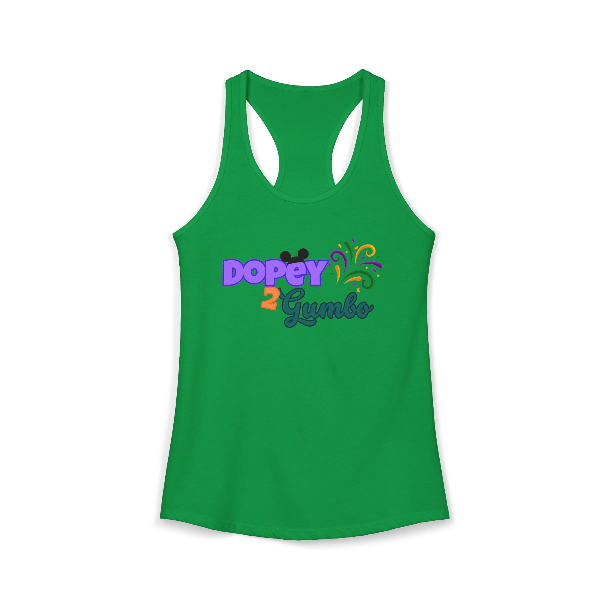 Dopey 2 Gumbo Women's Ideal Racerback Tank