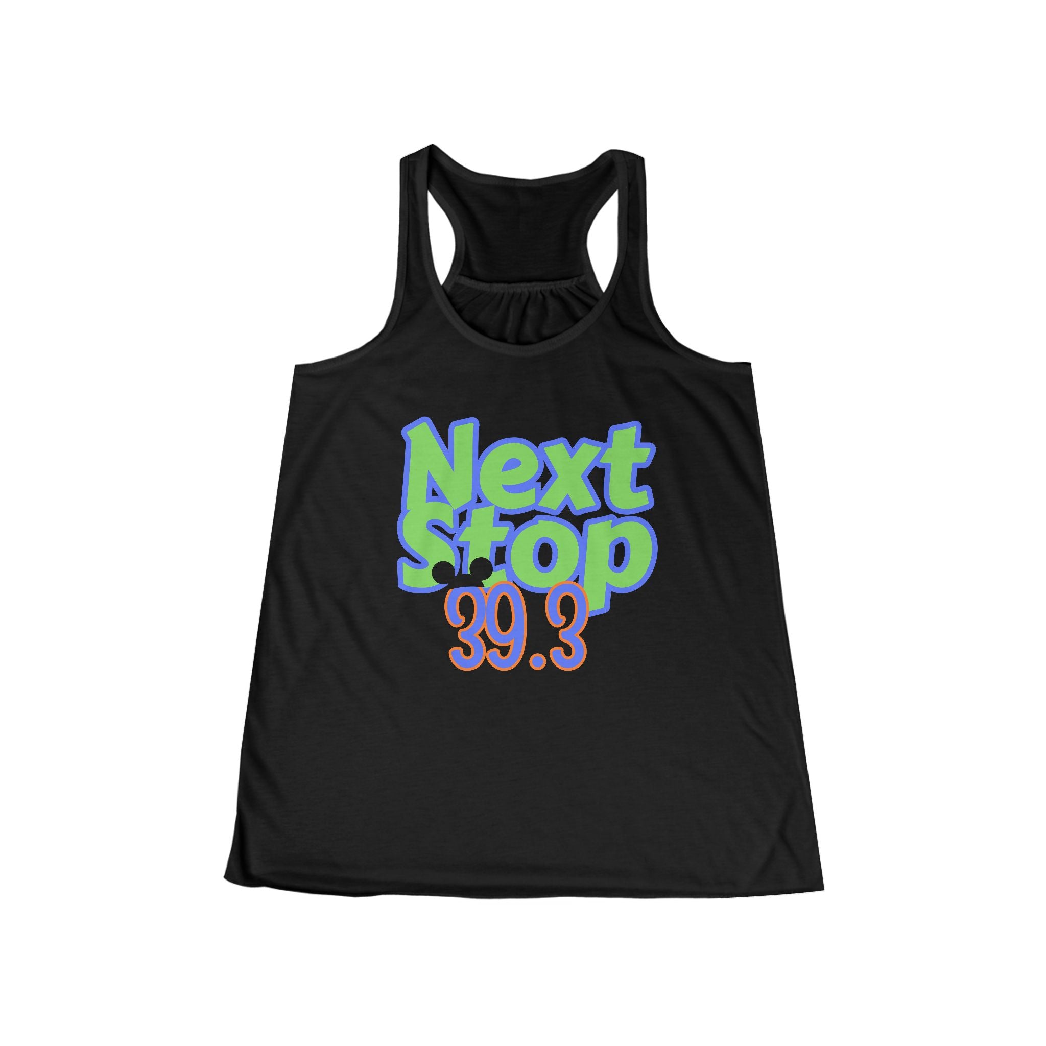 Racerback Tank — Next Stop 39.3 Marathon Runner Graphic Tank