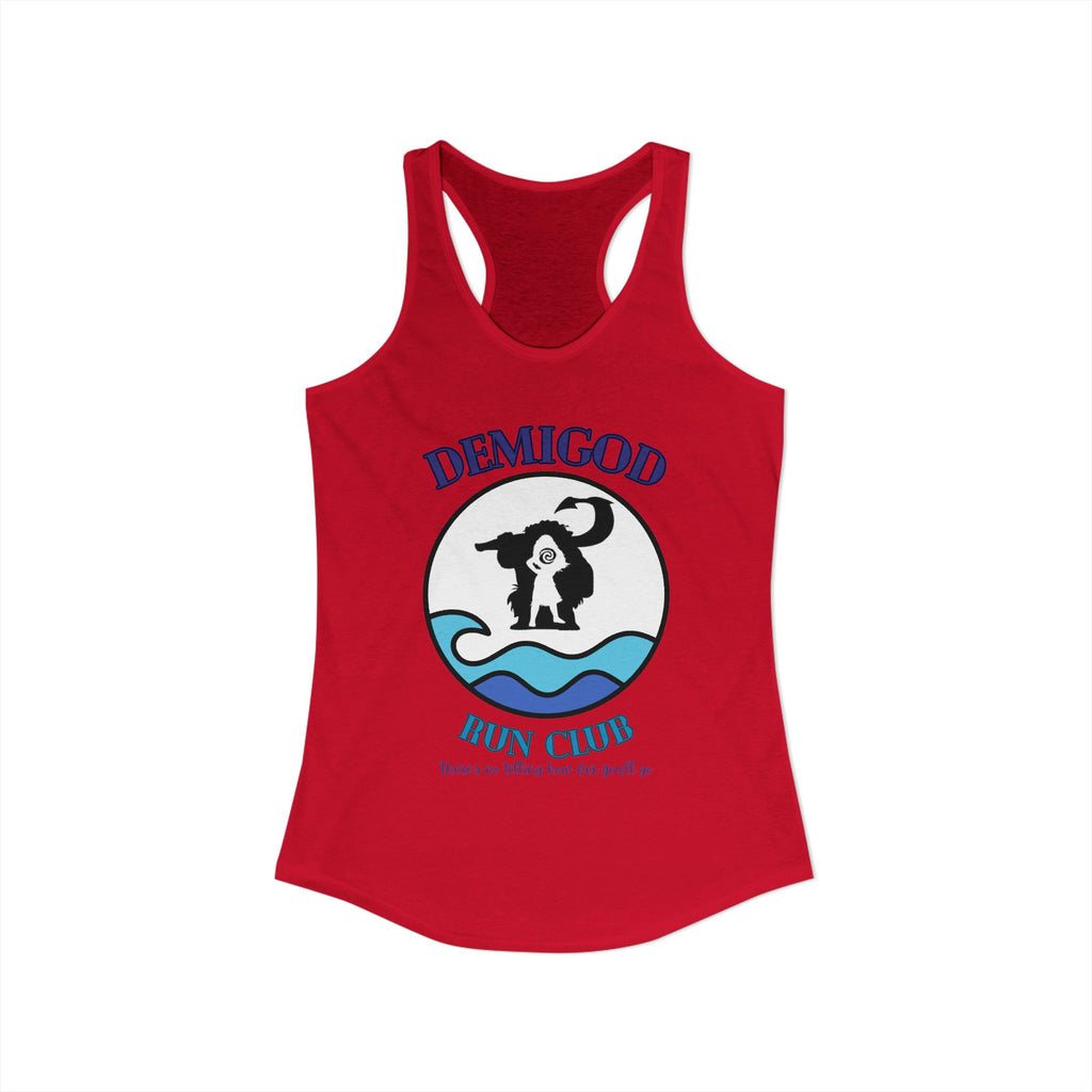 Demi God Run Club - Women's Ideal Racerback Tank