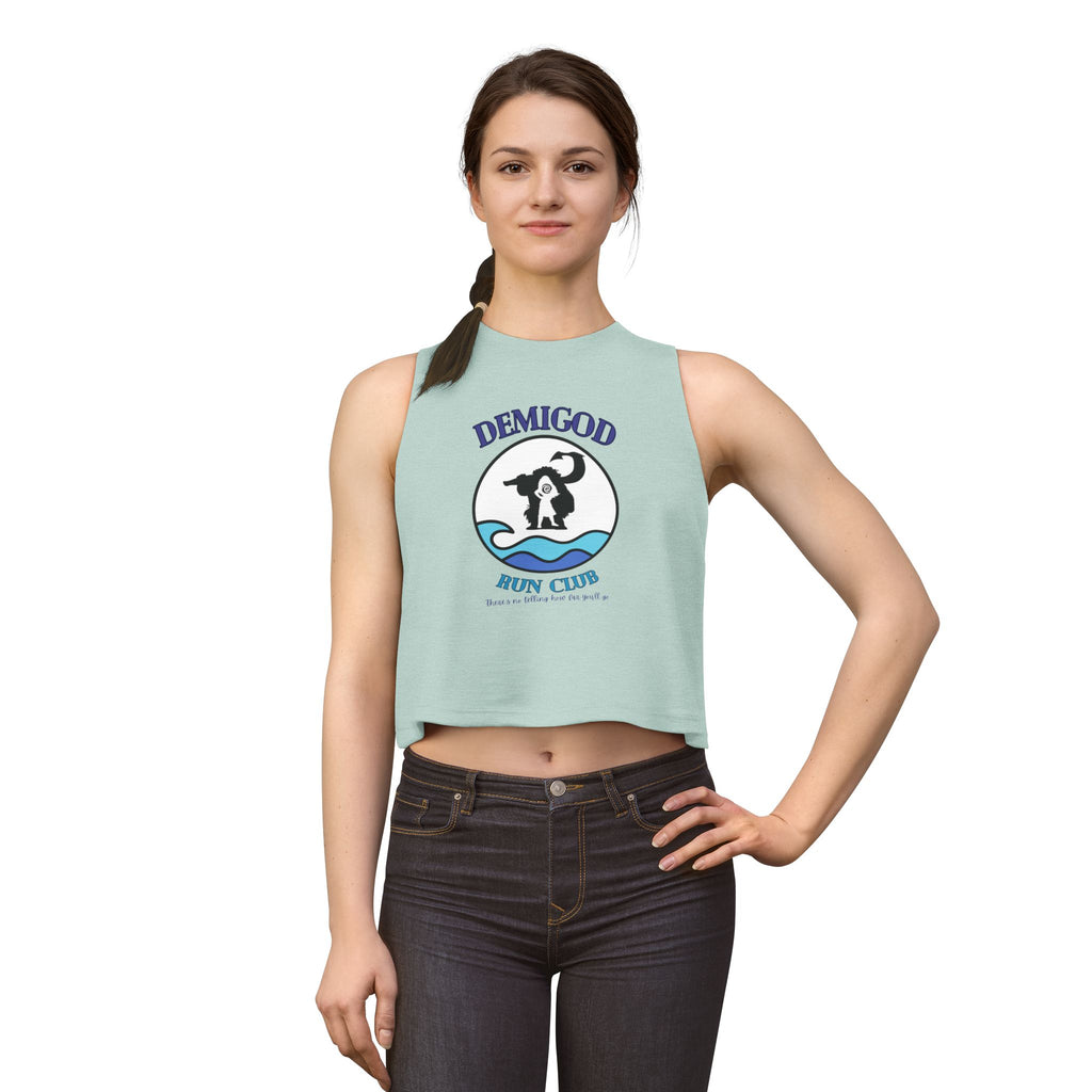 Demigod Run Club Women's Crop Tank Top