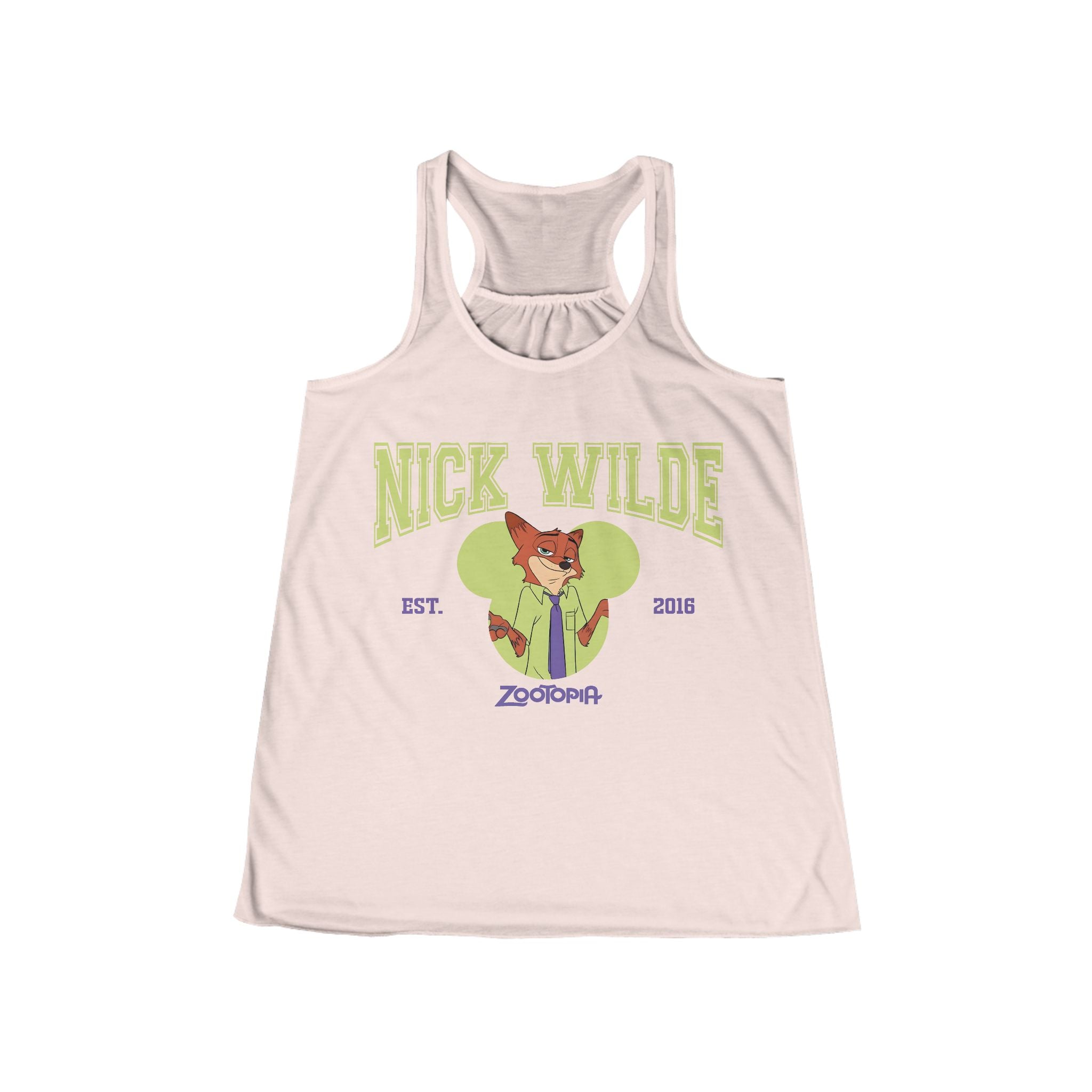 Wilde, Nick Wilde Women's Flowy Racerback Tank