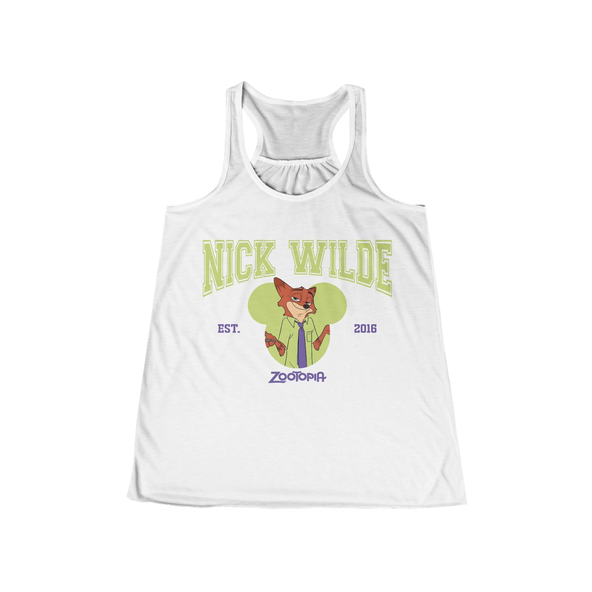 Wilde, Nick Wilde Women's Flowy Racerback Tank