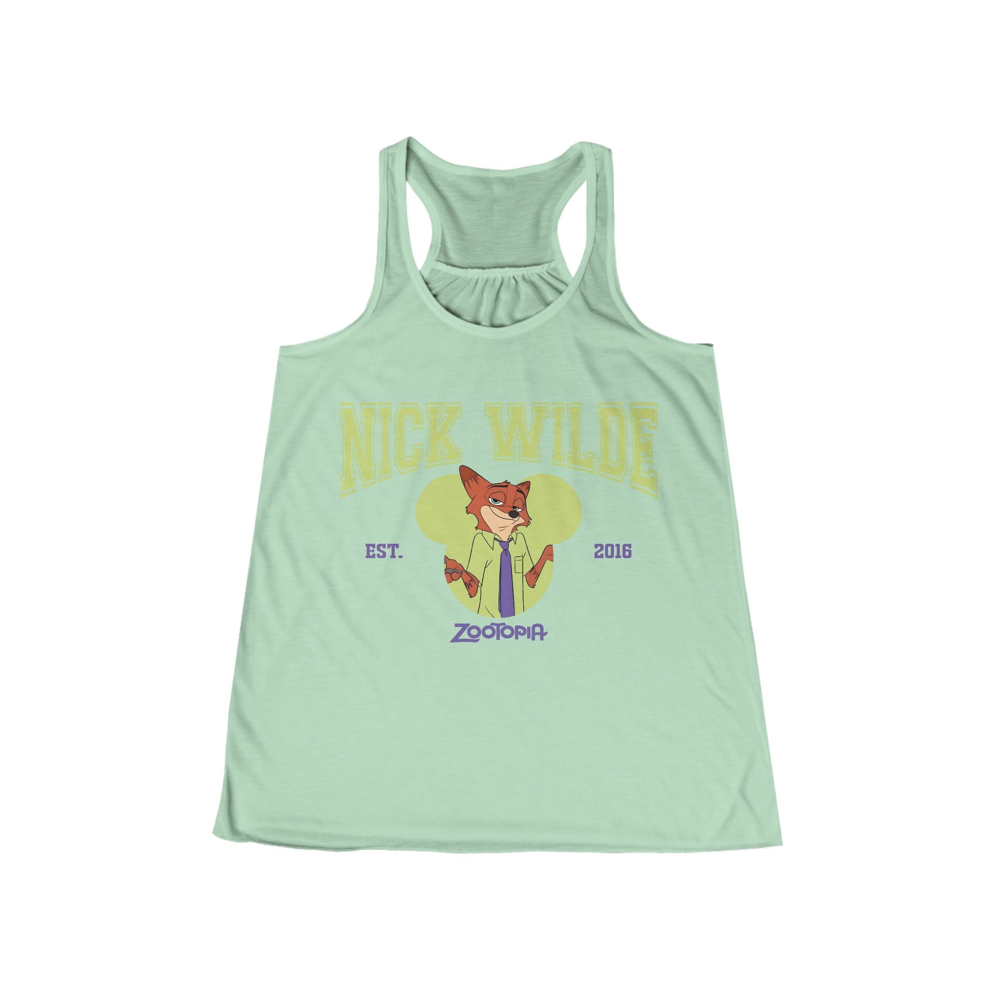 Wilde, Nick Wilde Women's Flowy Racerback Tank