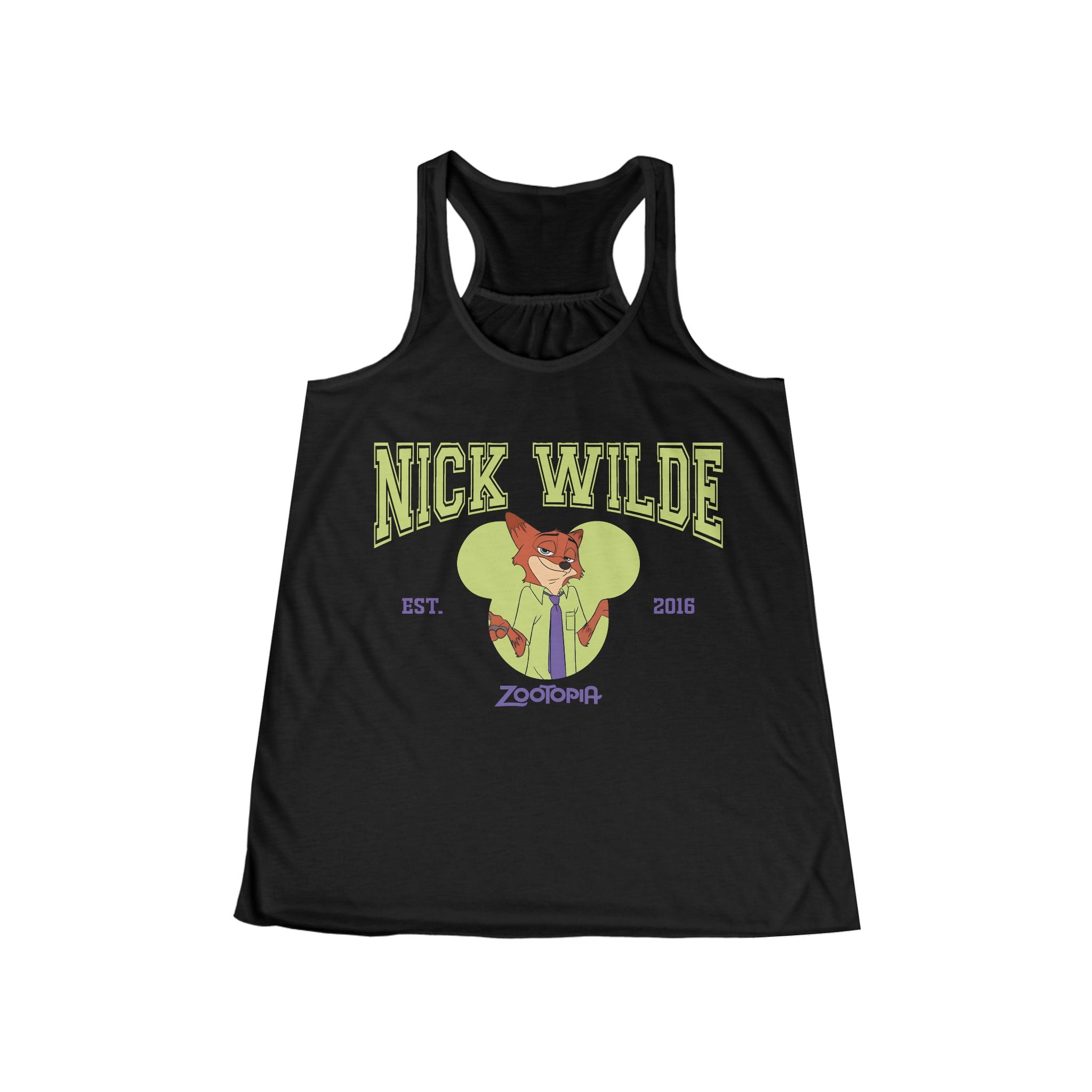 Wilde, Nick Wilde Women's Flowy Racerback Tank
